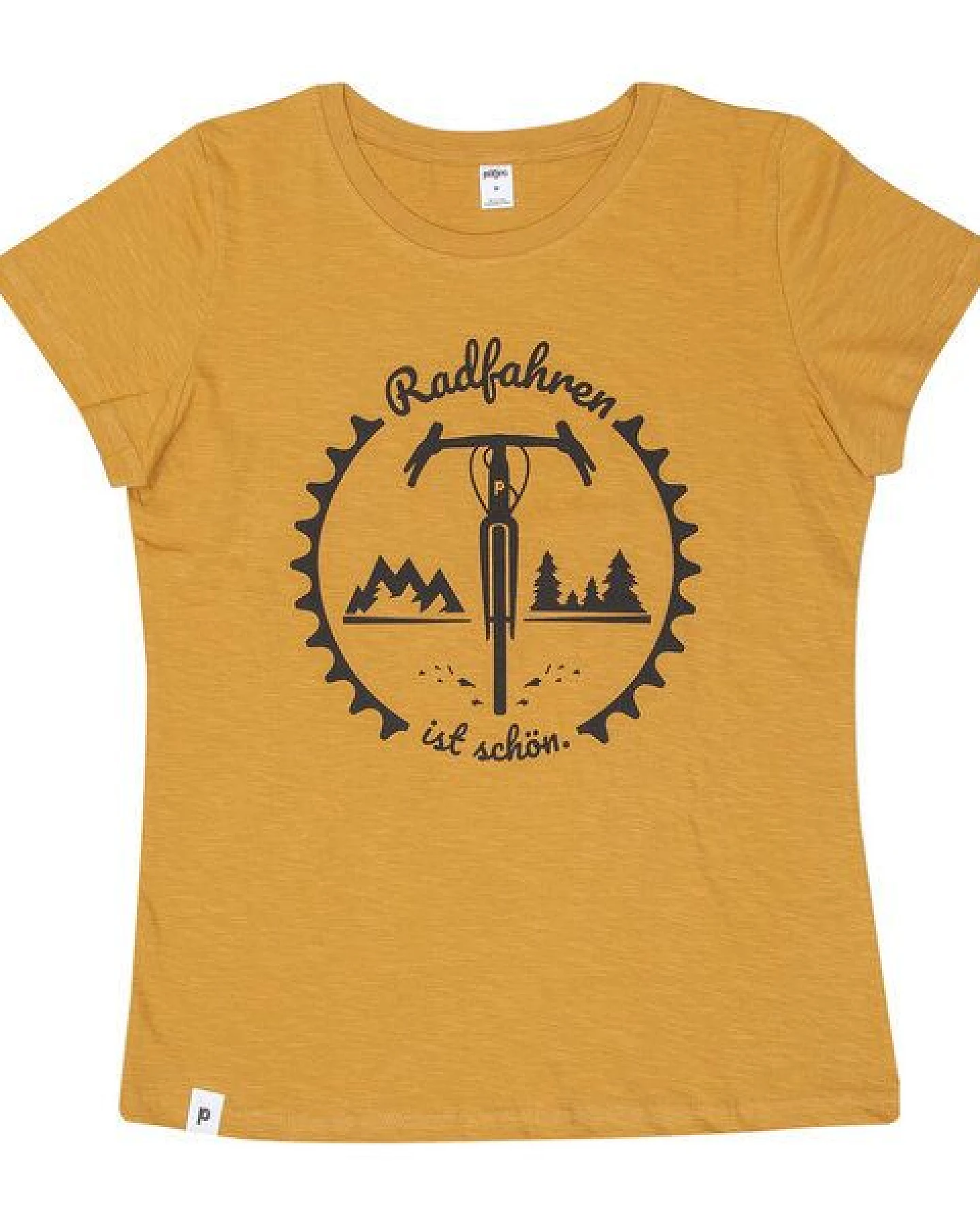 päfjes Radfahren ist schön - Gravel - Frauen T-Shirt - Fair aus Baumwolle Bio – Ansicht 2