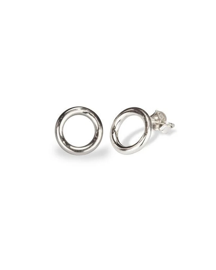 lille mus Ohrstecker 'Ring' 925 Silber / vergoldet