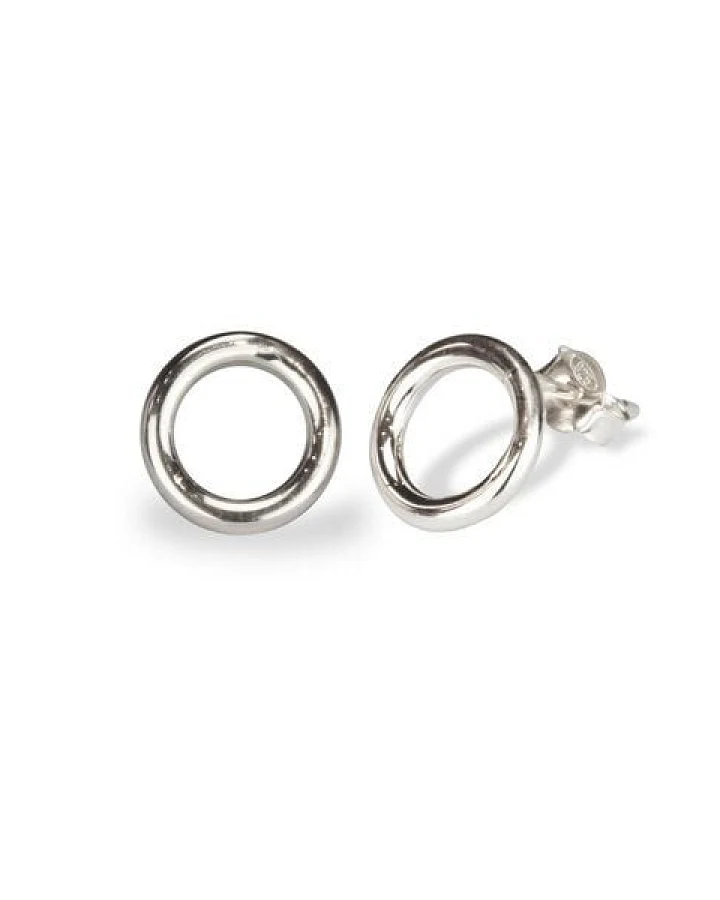 lille mus Ohrstecker 'Ring' 925 Silber / vergoldet