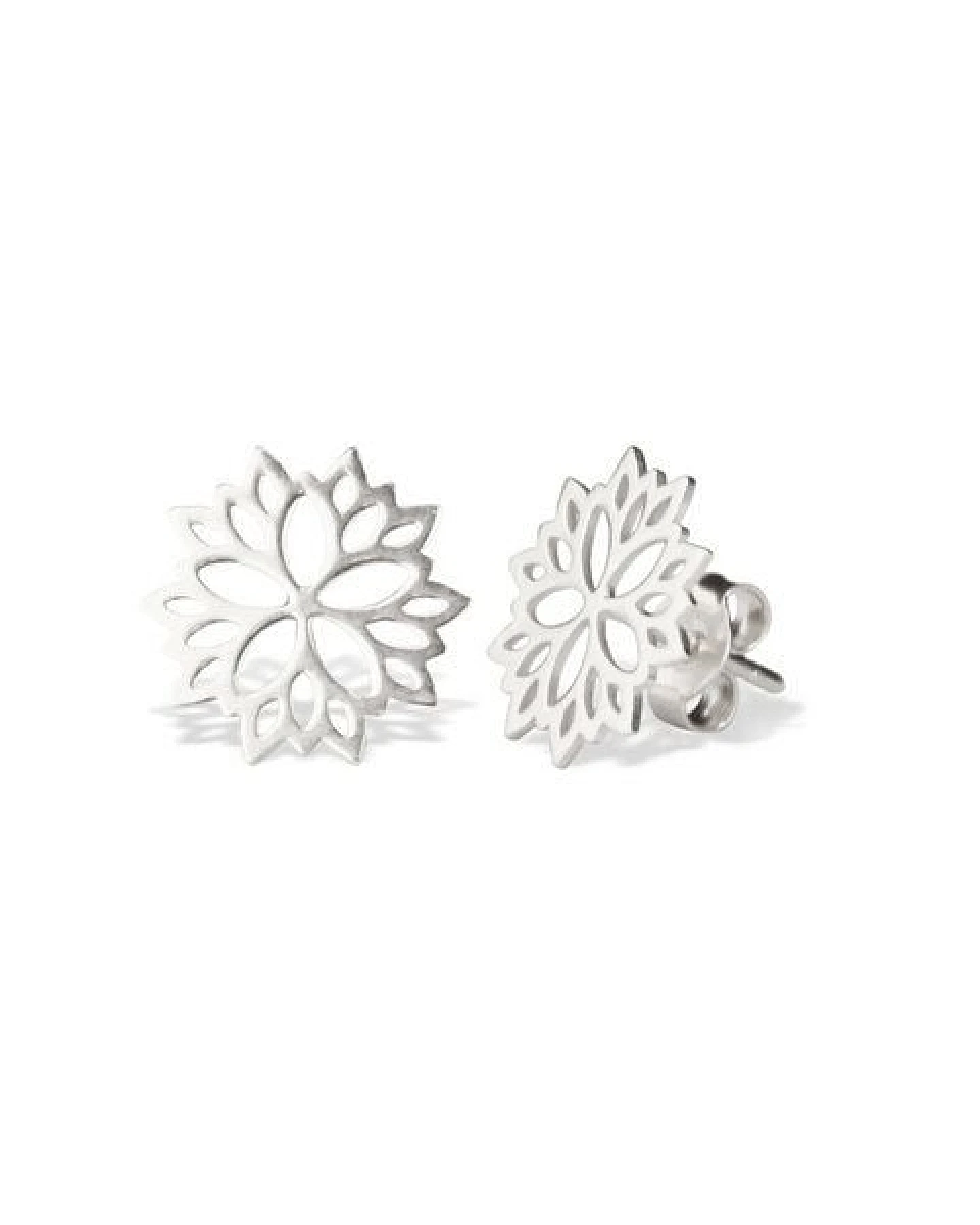 lille mus Ohrstecker 'Blumenstern' 925 Silber / vergoldet – Ansicht 2