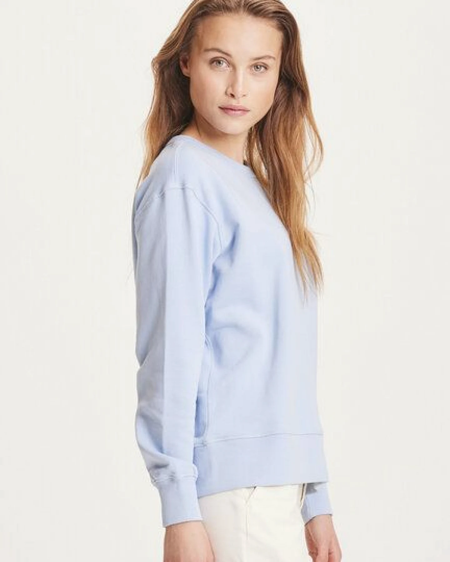 KnowledgeCotton Apparel Sweatshirt - DAPHNE basic badge sweat - aus Bio-Baumwolle – Ansicht 2