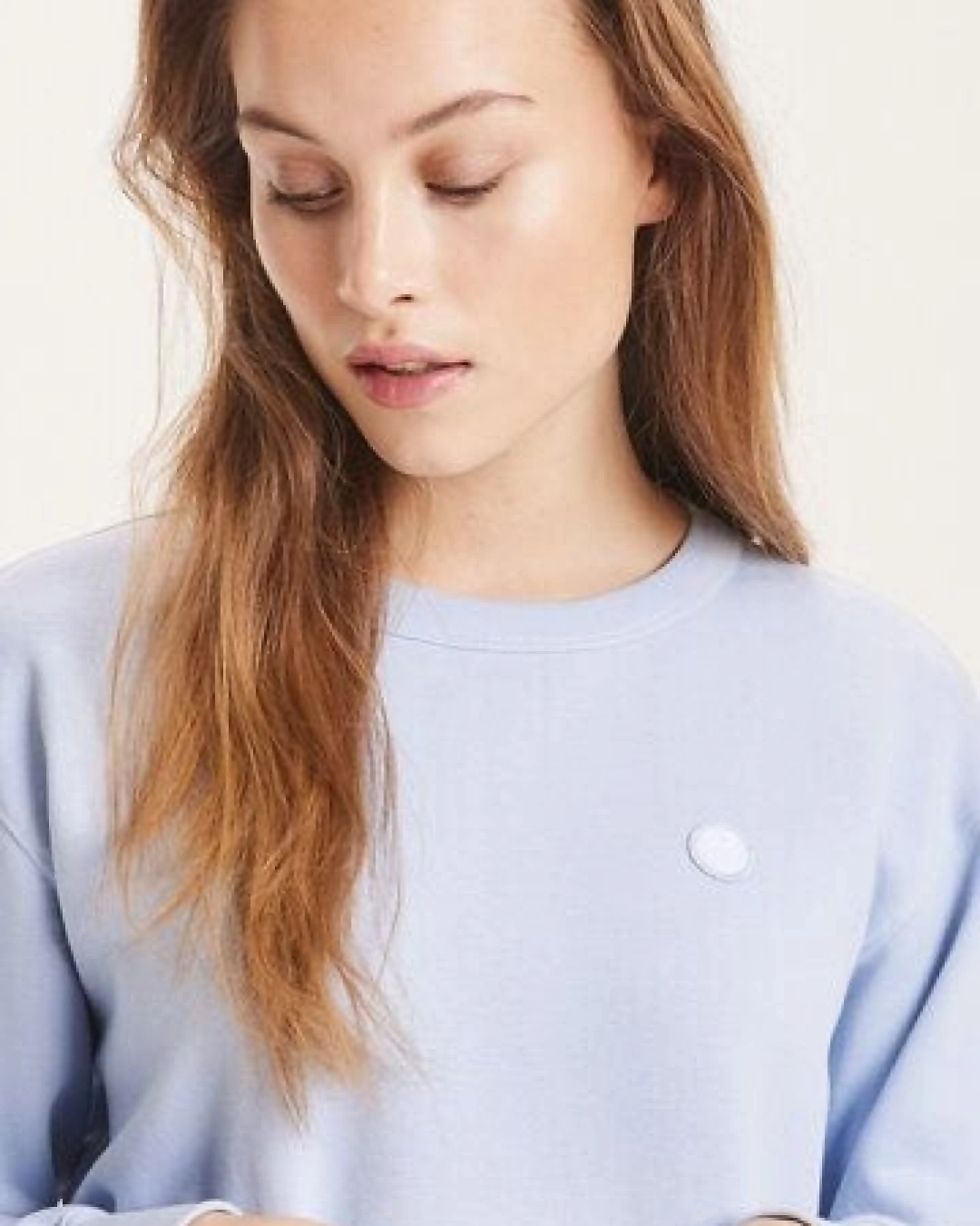 KnowledgeCotton Apparel Sweatshirt - DAPHNE basic badge sweat - aus Bio-Baumwolle – Ansicht 4
