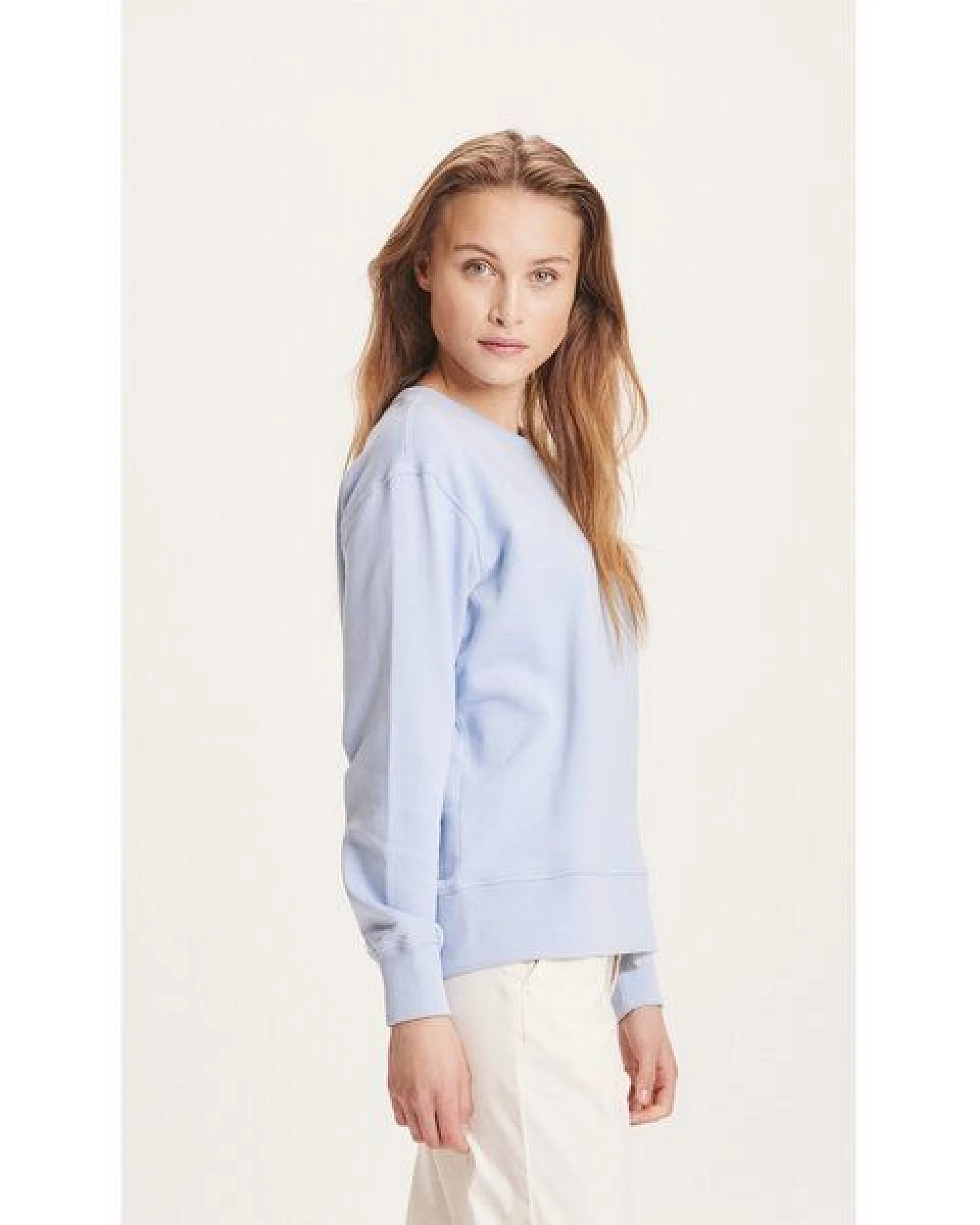 KnowledgeCotton Apparel Sweatshirt - DAPHNE basic badge sweat - aus Bio-Baumwolle – Ansicht 2
