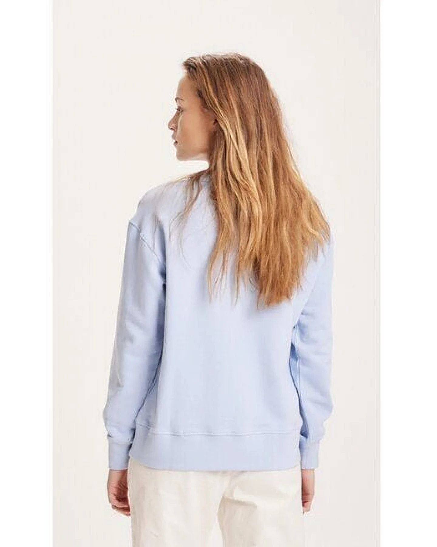 KnowledgeCotton Apparel Sweatshirt - DAPHNE basic badge sweat - aus Bio-Baumwolle – Ansicht 3