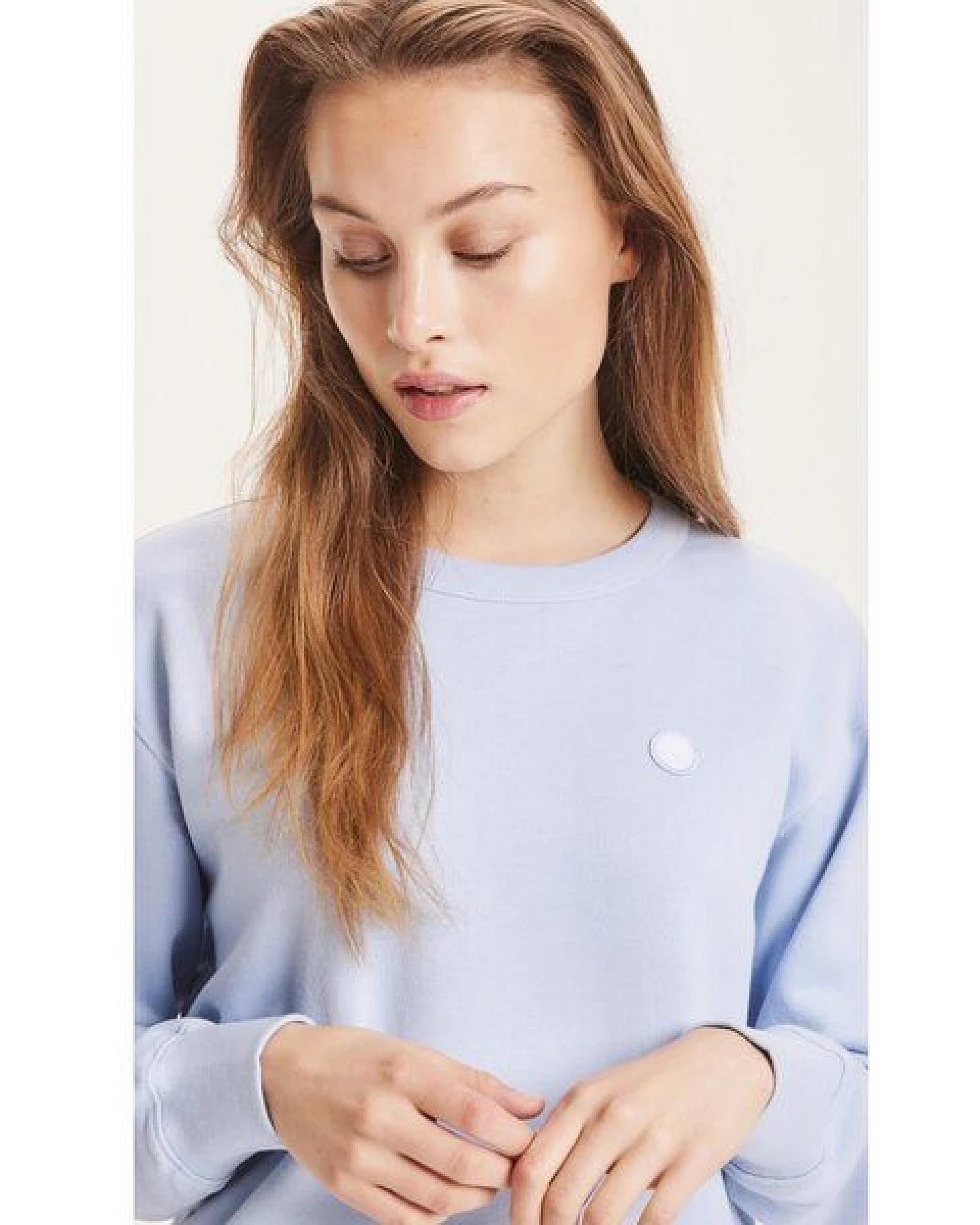 KnowledgeCotton Apparel Sweatshirt - DAPHNE basic badge sweat - aus Bio-Baumwolle – Ansicht 4