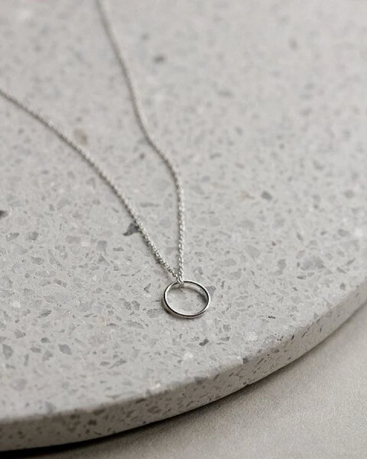 lille mus Kette 'Ring' 925 Silber / vergoldet