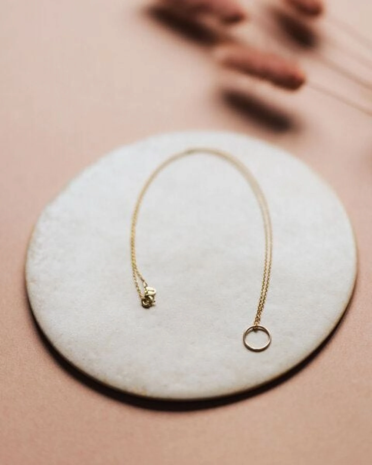 lille mus Kette 'Ring' 925 Silber / vergoldet – Ansicht 4