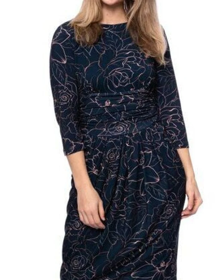 Ingoria LAILA Figurfreundliches Etui-Kleid mit Tulpenrock