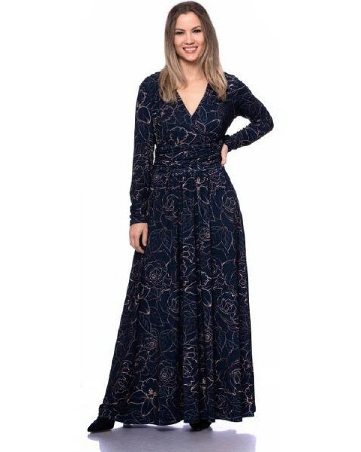Ingoria PANDORA Maxikleid Langarm (Print)