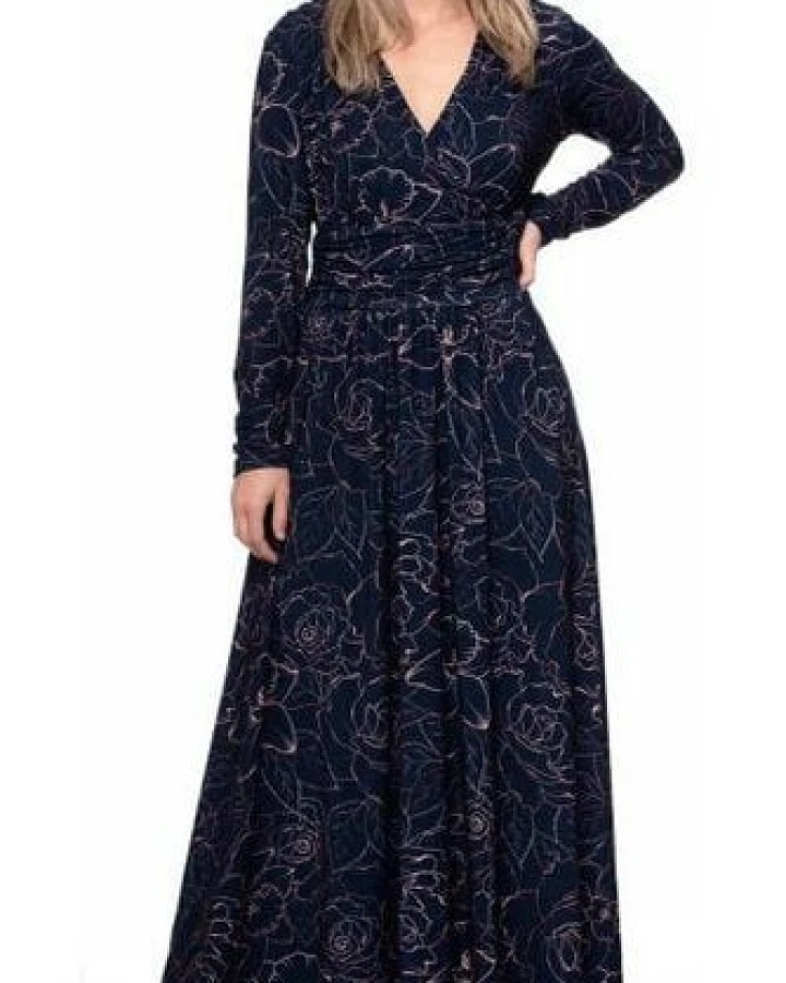 Ingoria PANDORA Maxikleid Langarm (Print)