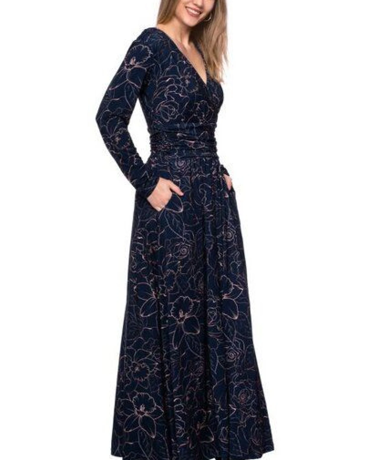 Ingoria PANDORA Maxikleid Langarm (Print) – Ansicht 3