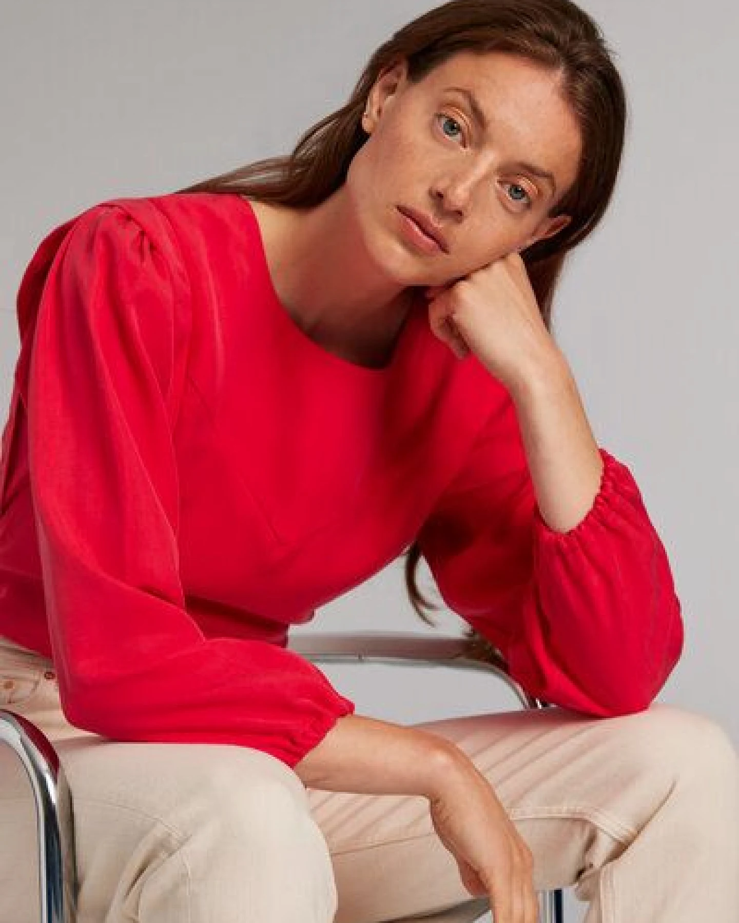 Addition Sustainable Apparel Bluse aus Tencel - Voluminous Blouse – Ansicht 2