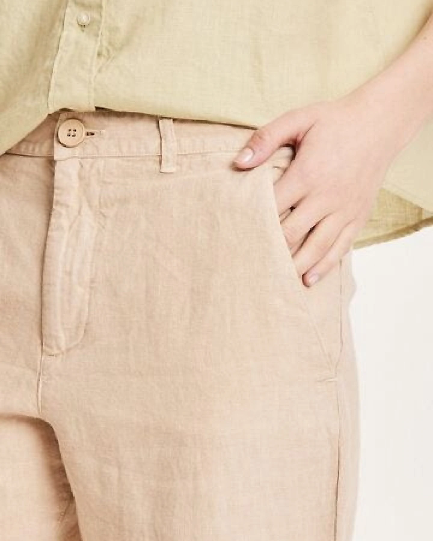 KnowledgeCotton Apparel Leinenhose - SENNA loose pants - aus Bio Leinen – Ansicht 4