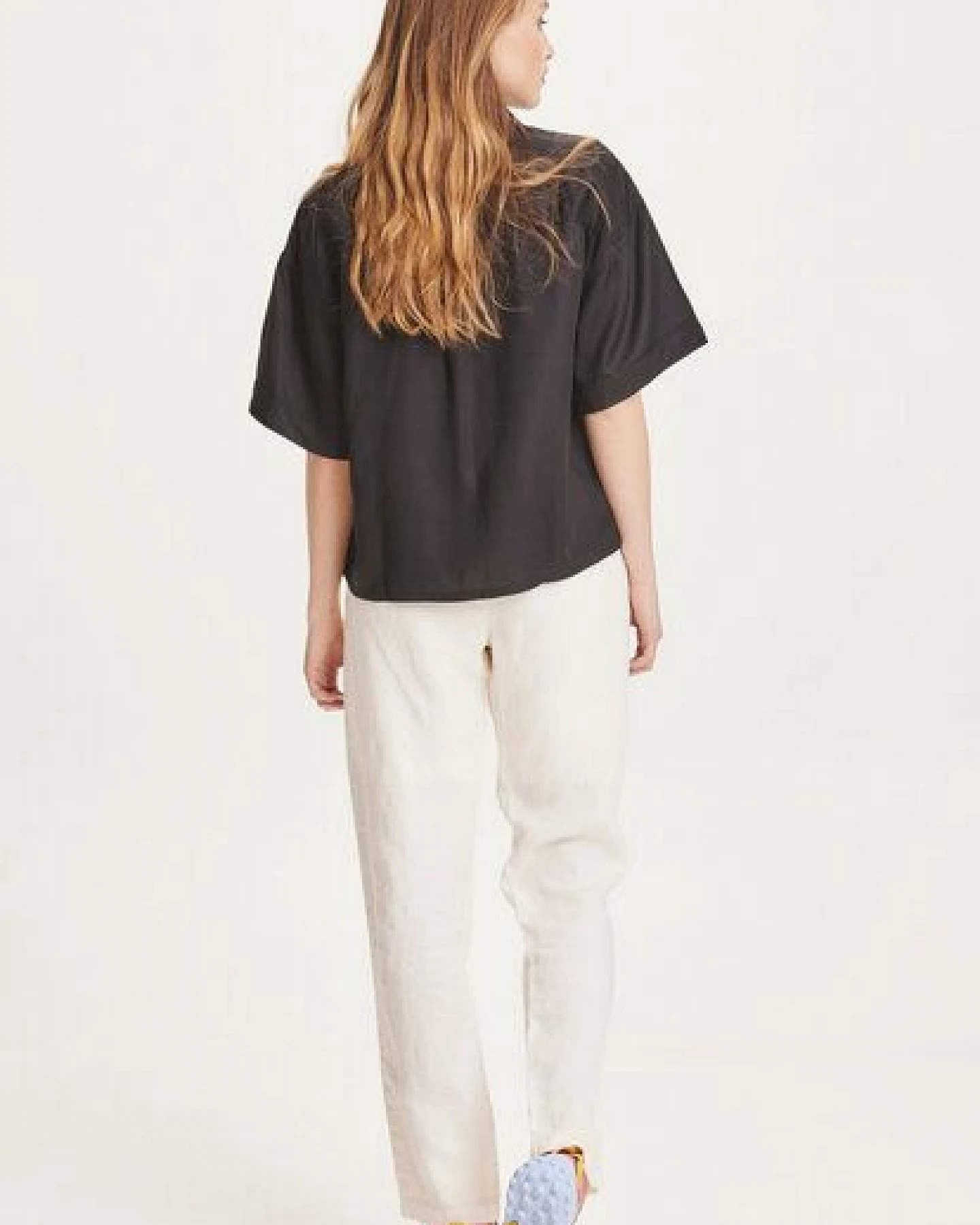KnowledgeCotton Apparel Leinenhose - SENNA loose pants - aus Bio Leinen – Ansicht 3