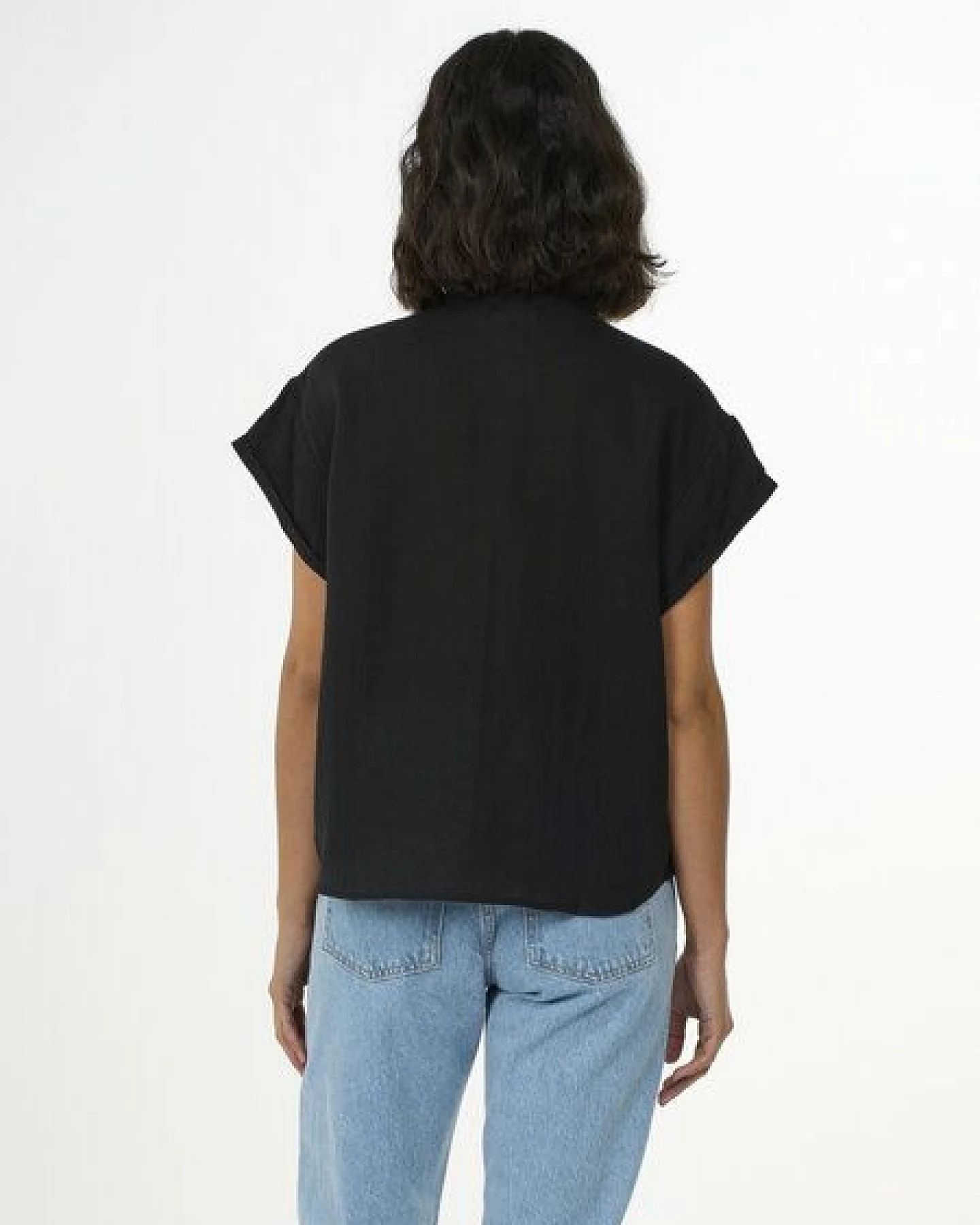 KnowledgeCotton Apparel Leinenbluse - ASTER fold up short sleeve linen shirt - aus Bio-Leinen – Ansicht 4