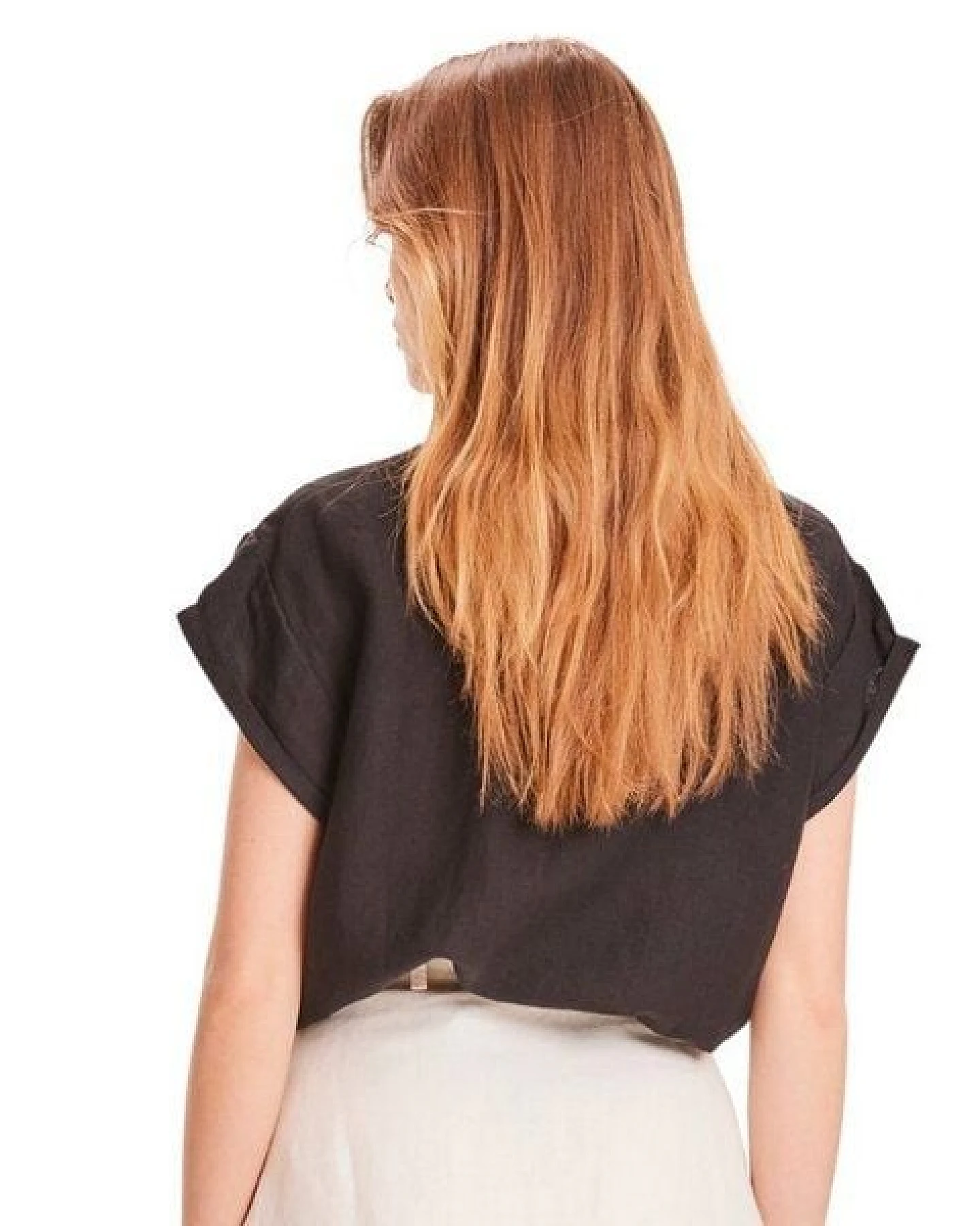KnowledgeCotton Apparel Leinenbluse - ASTER fold up short sleeve linen shirt - aus Bio-Leinen – Ansicht 3