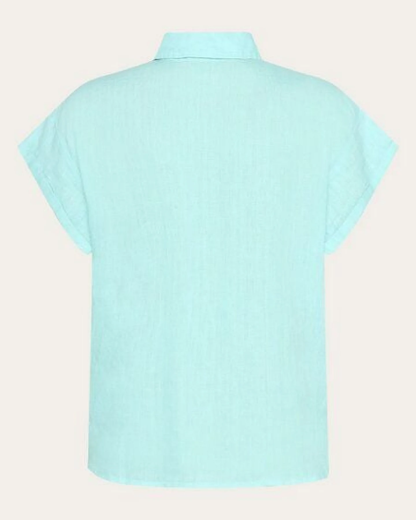 KnowledgeCotton Apparel Leinenbluse - ASTER fold up short sleeve linen shirt - aus Bio-Leinen – Ansicht 3