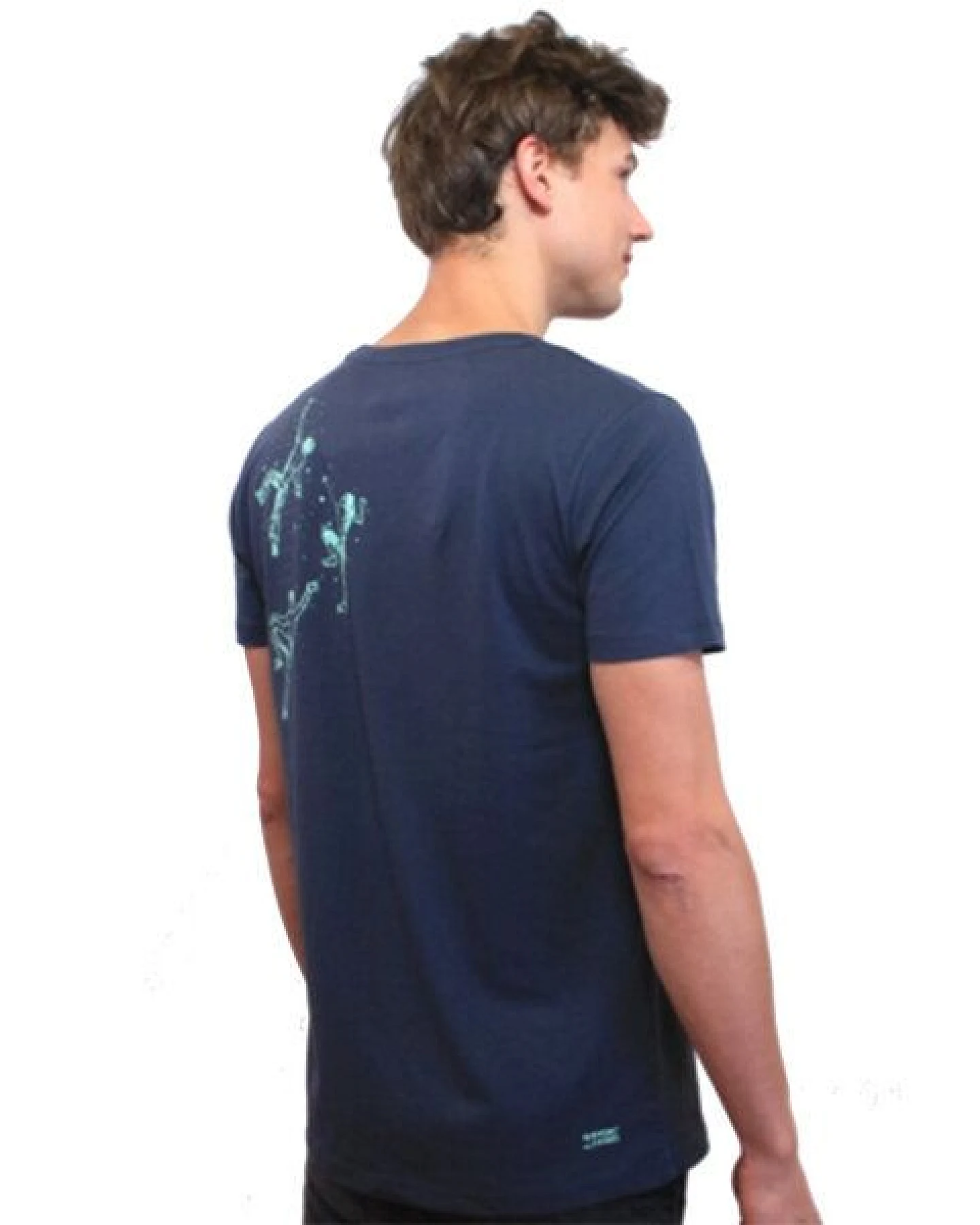Spangeltangel T-Shirt "Bouldern", Herren, Klettern, bedruckt, Siebdruck, Bio-Baumwolle – Ansicht 3