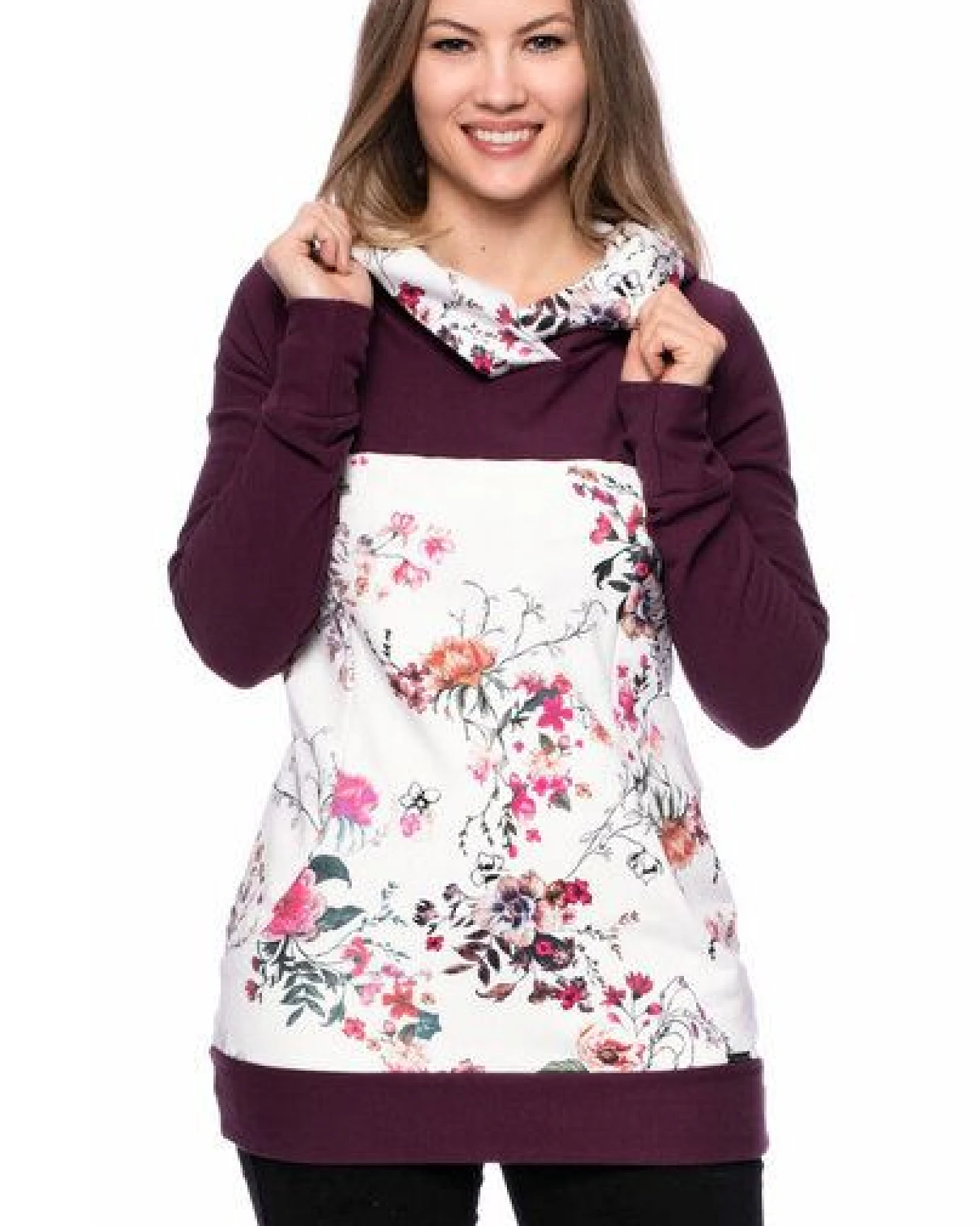 Milchshake JUNA Kapuzenpullover Stillpullover aus Bio Baumwolle – Ansicht 3