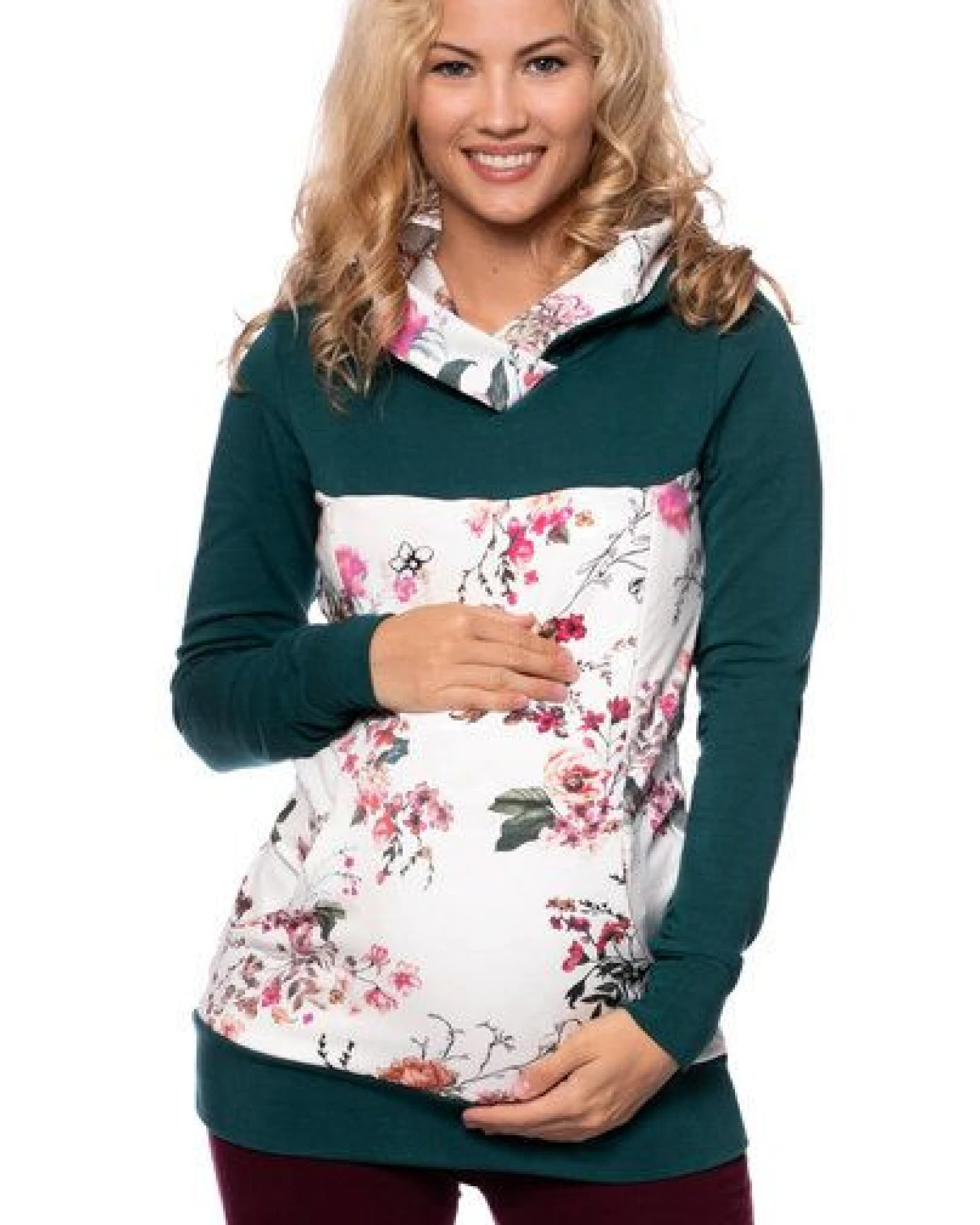 Milchshake JUNA Kapuzenpullover Stillpullover aus Bio Baumwolle – Ansicht 2