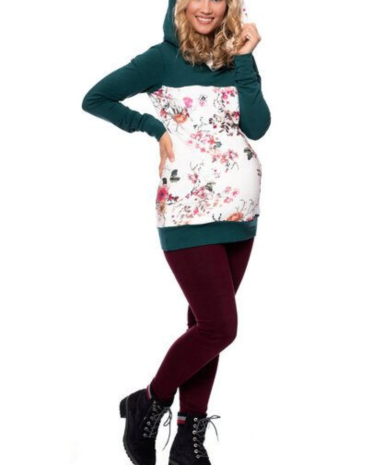 Milchshake JUNA Kapuzenpullover Stillpullover aus Bio Baumwolle – Ansicht 4