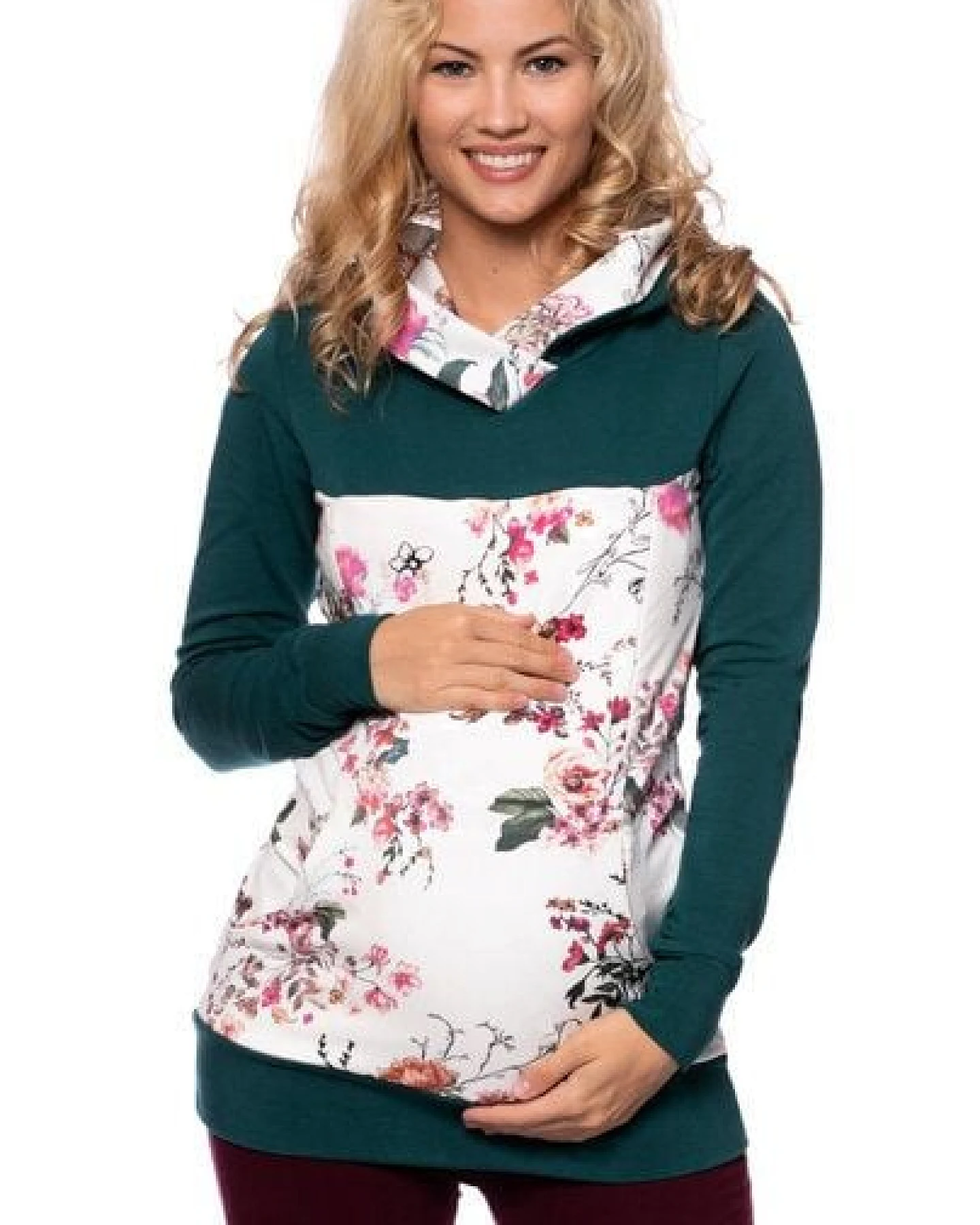 Milchshake JUNA Kapuzenpullover Stillpullover aus Bio Baumwolle – Ansicht 2