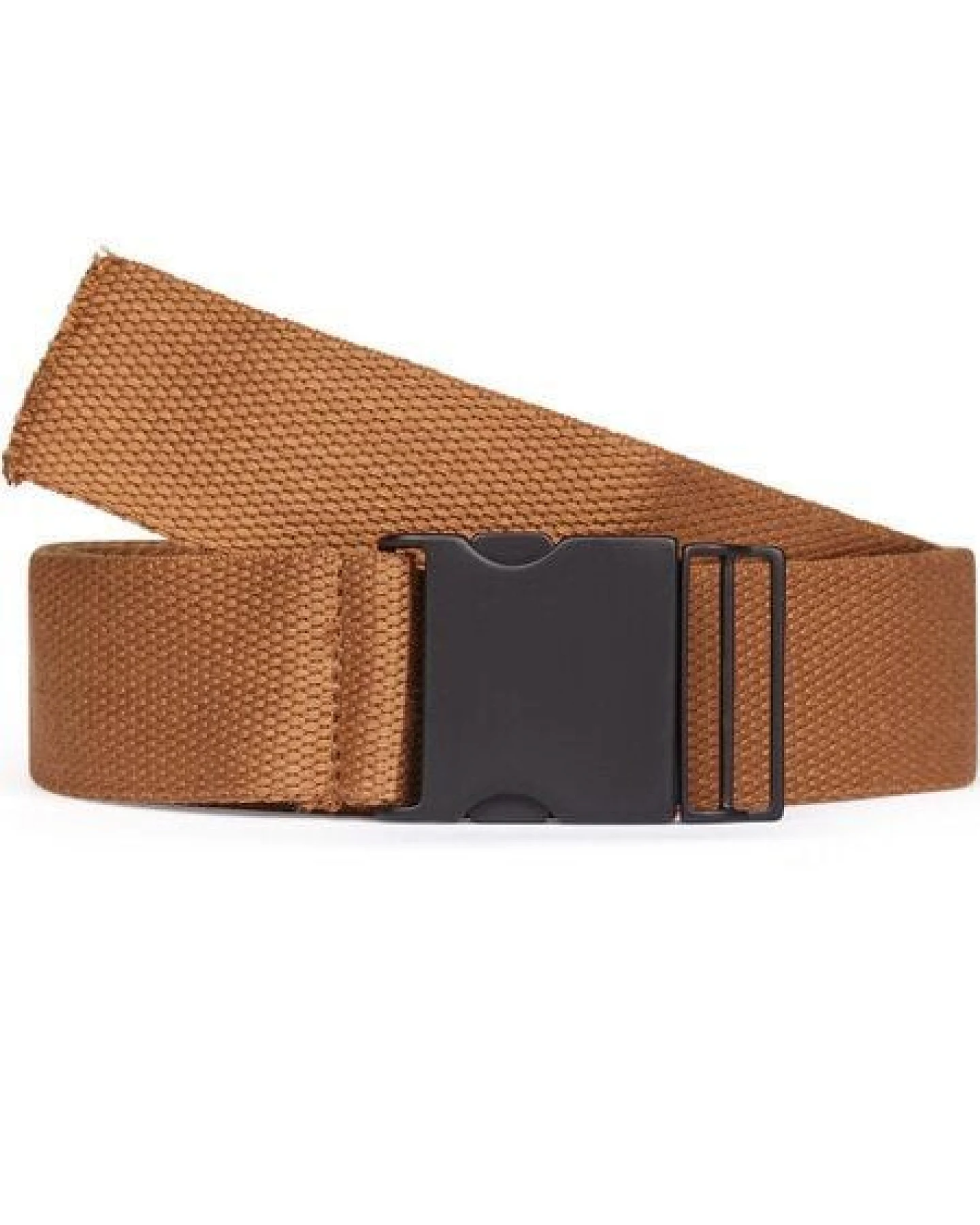 Will's Vegan Shop 4cm Tencel & Metall-Clip-Gürtel – Ansicht 2