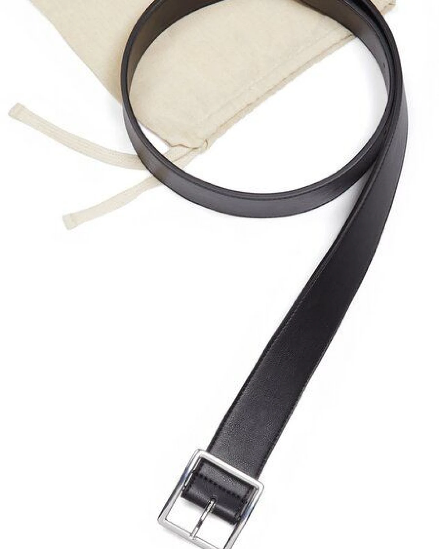 Will's Vegan Shop 4cm Quadratischer Schnallengürtel – Ansicht 2
