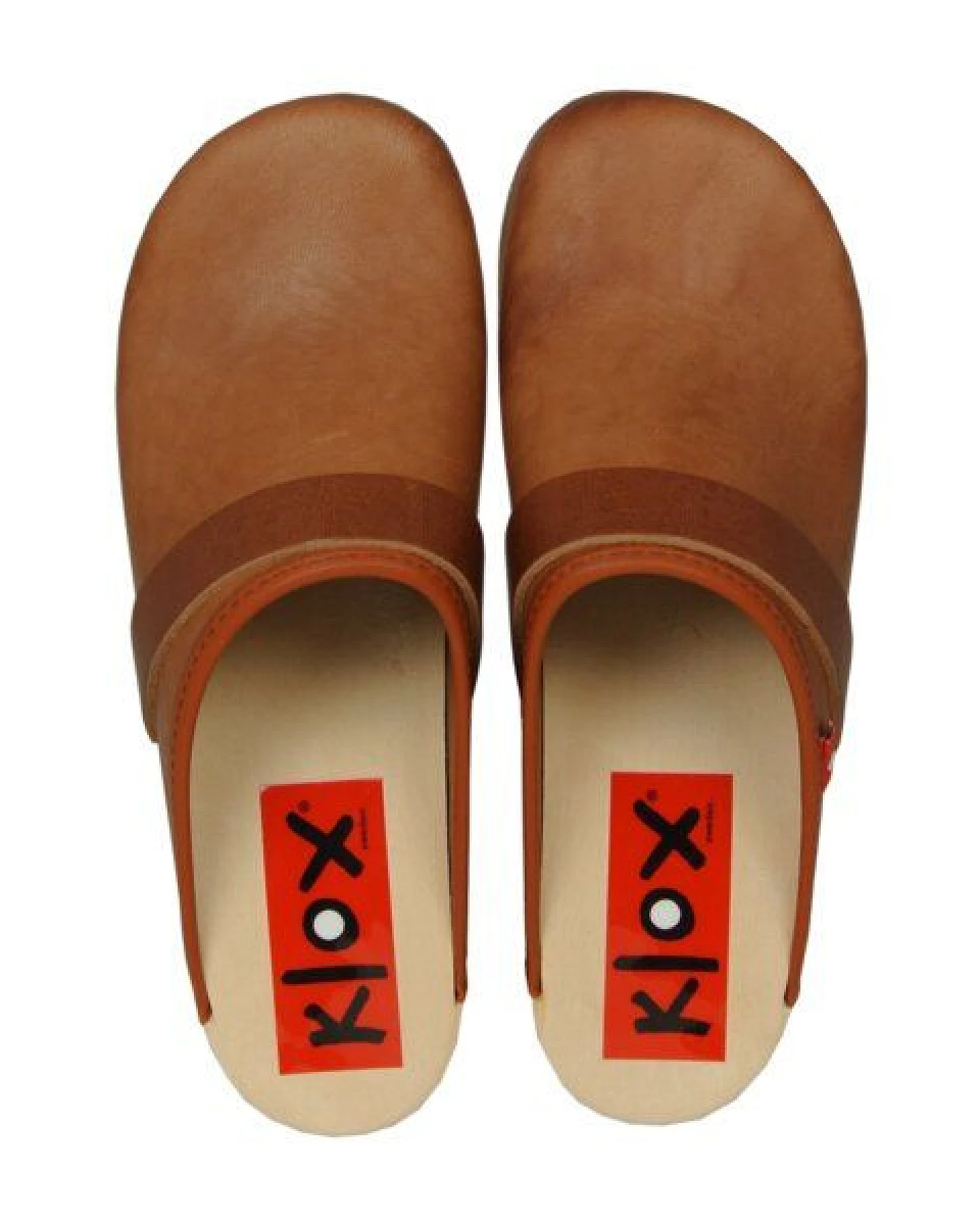 Klox Original Clog - handgemachter Holzclog mit pflanzlich gegerbtem Leder – Ansicht 2