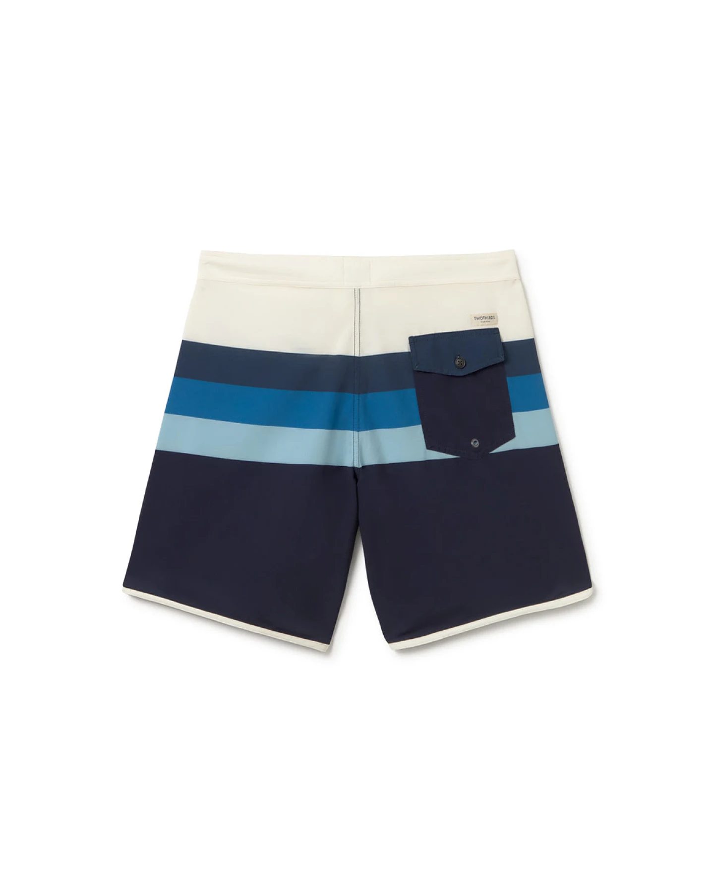 TWOTHIRDS Herren vegan Shorts Ouen Blue Stripes – Ansicht 2