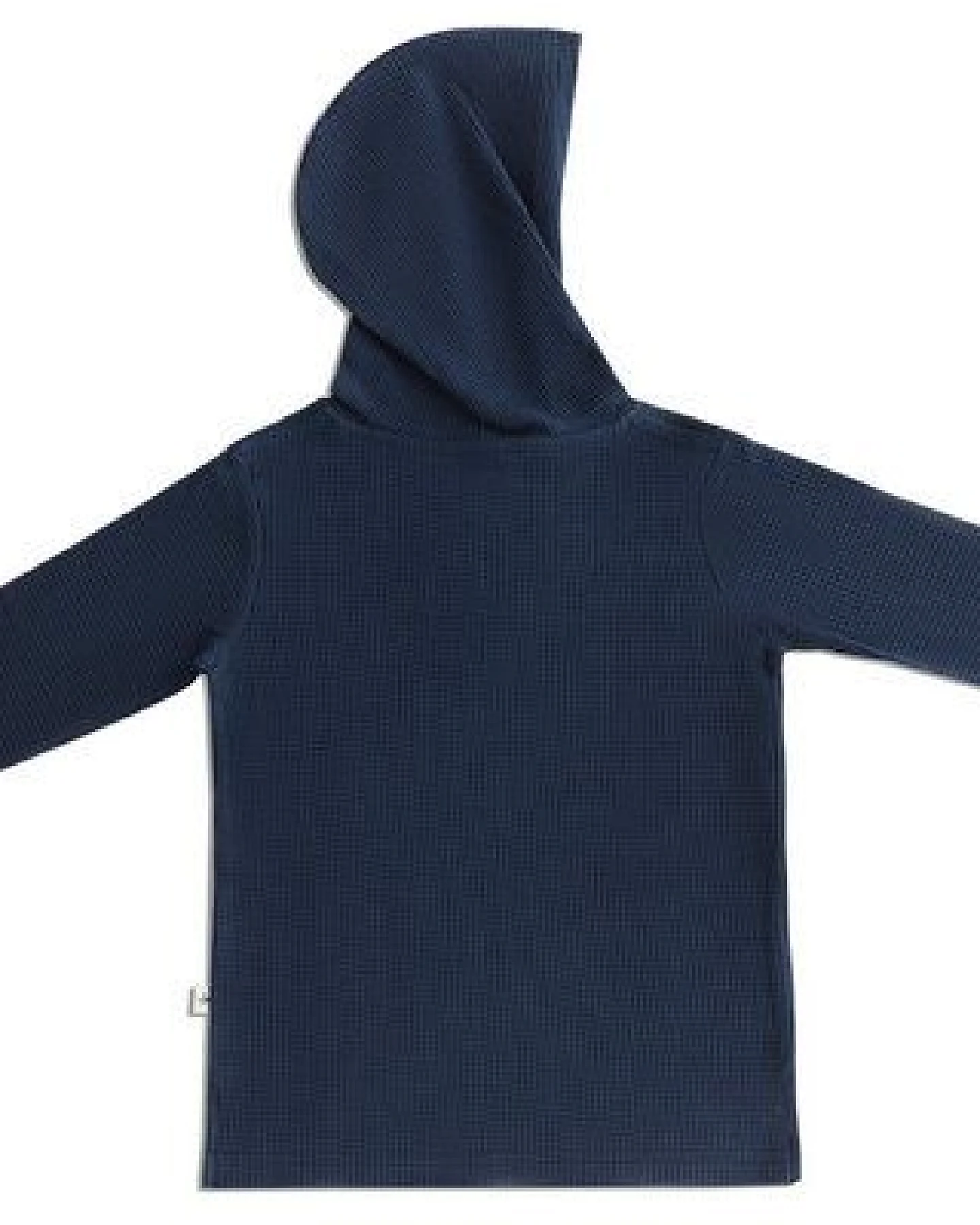 Kinder Kapuzenshirt Bio-Baumwolle Waffel Strick Kapuzenpullover 2058"Leela Cotton" – Ansicht 2