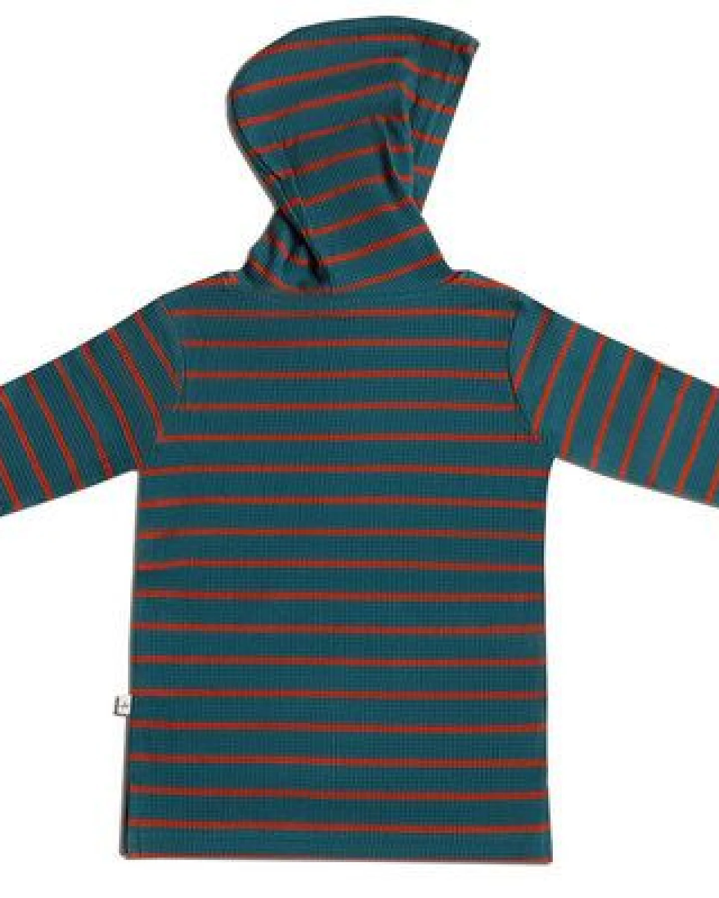 Kinder Kapuzenshirt Bio-Baumwolle Waffel Strick Kapuzenpullover 2058"Leela Cotton" – Ansicht 2