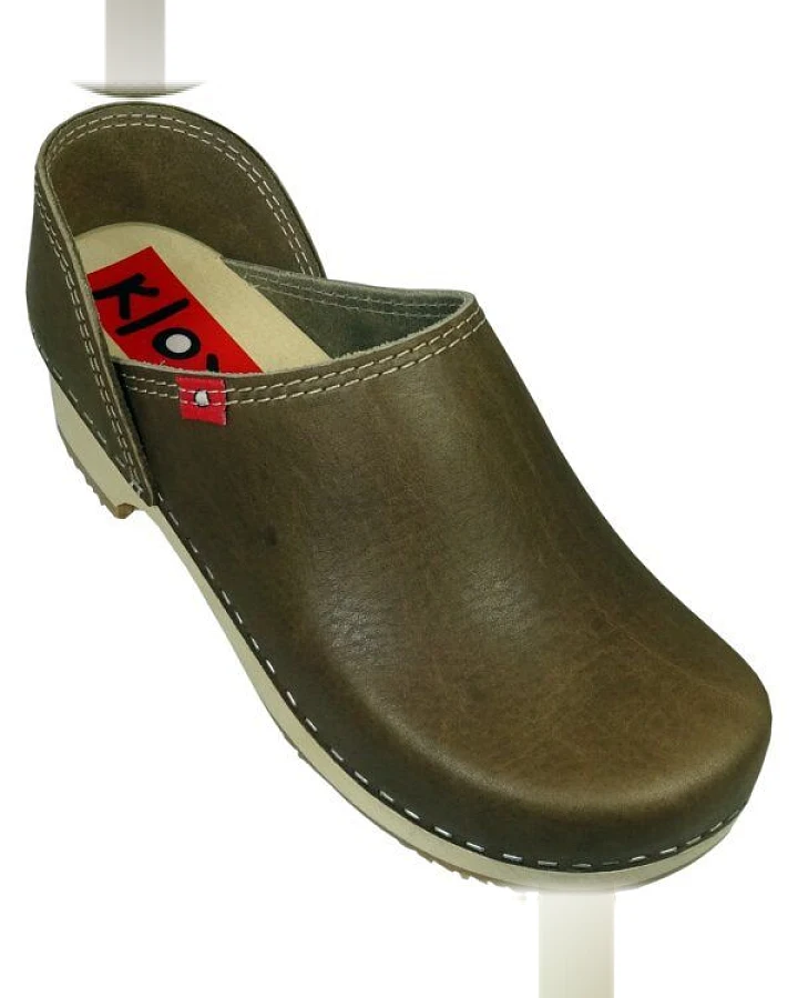 Klox Cloggie - geschlossener Clog mit pflanzlich gegerbtem Leder