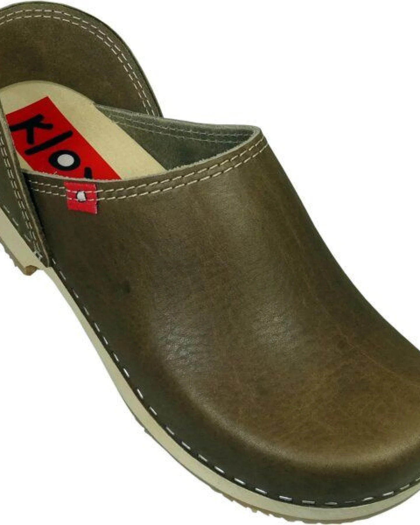 Klox Cloggie - geschlossener Clog mit pflanzlich gegerbtem Leder – Ansicht 2