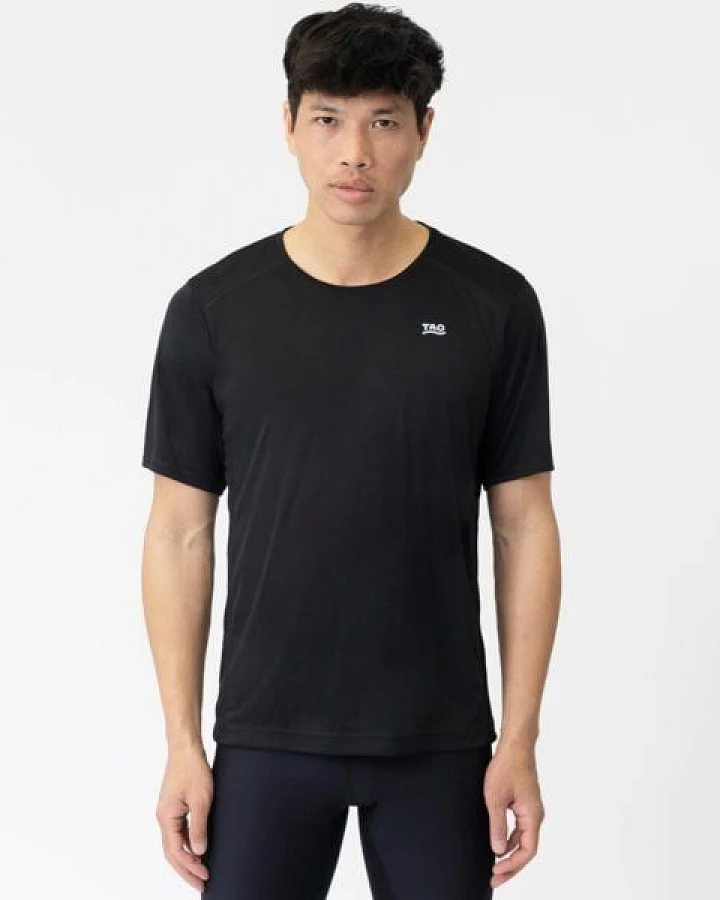 TAO Sportswear Atmungsaktives Herren Laufshirt PINO mit Reflektoren