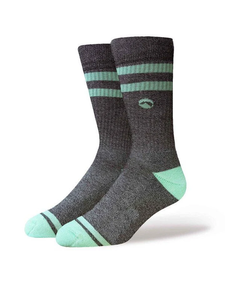 SOXN TWIN MINT / PASTELL / HIMMELBLAU / Tennissocken aus 98 % Bio-Baumwolle / Made in Germany