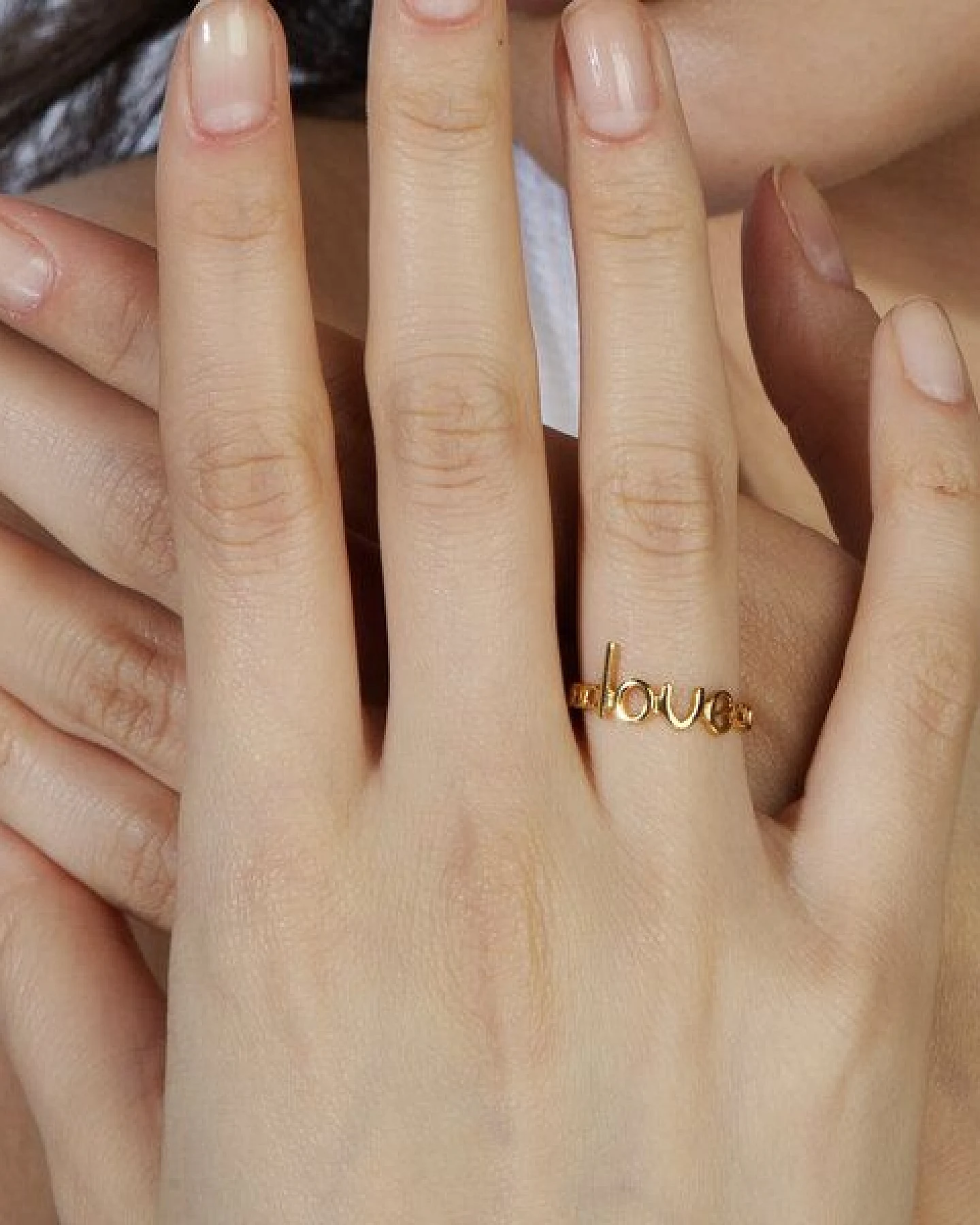 Größenverstellbarer Love Ring Ø17mm von Elektropulli – Ansicht 2