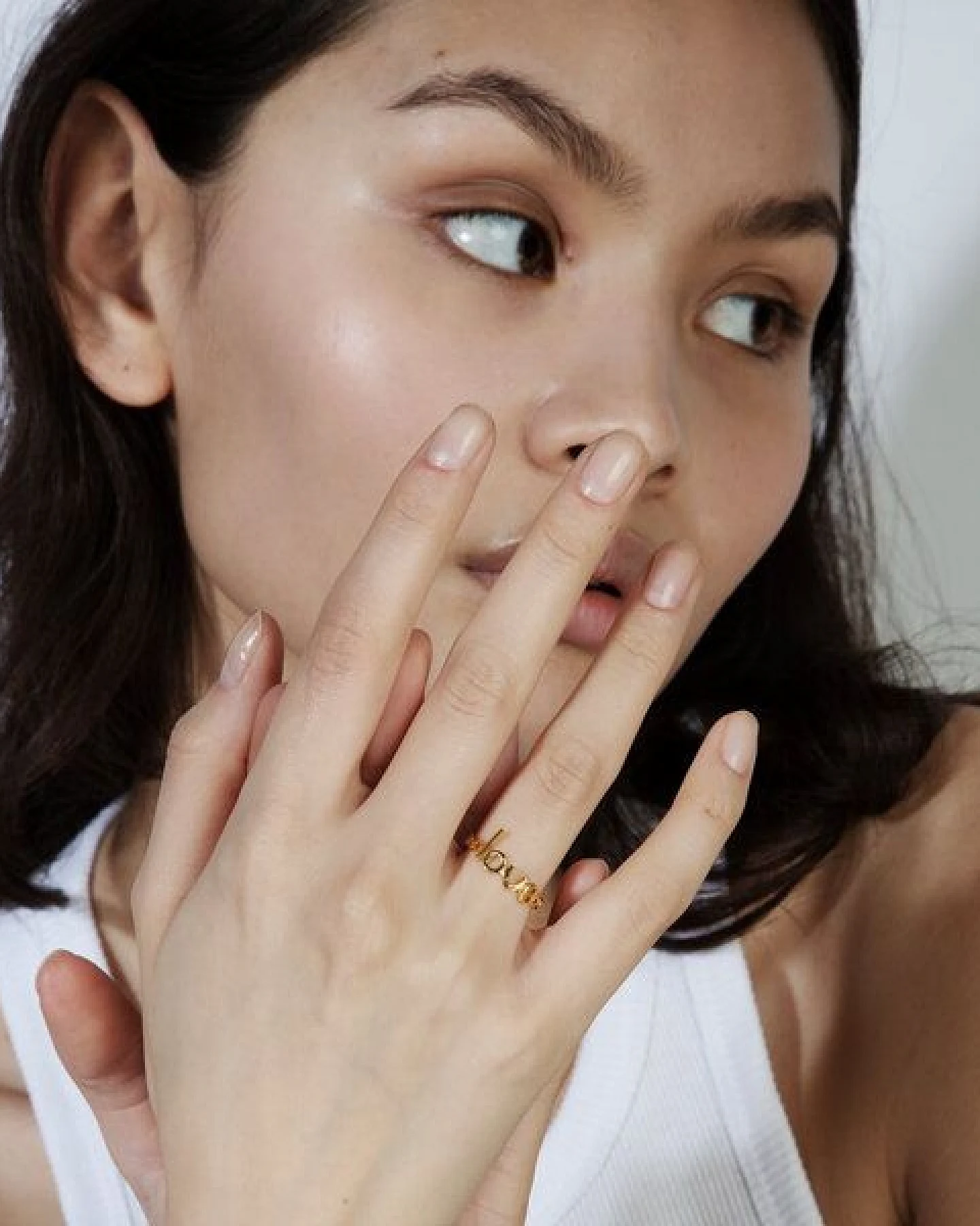 Größenverstellbarer Love Ring Ø17mm von Elektropulli – Ansicht 3