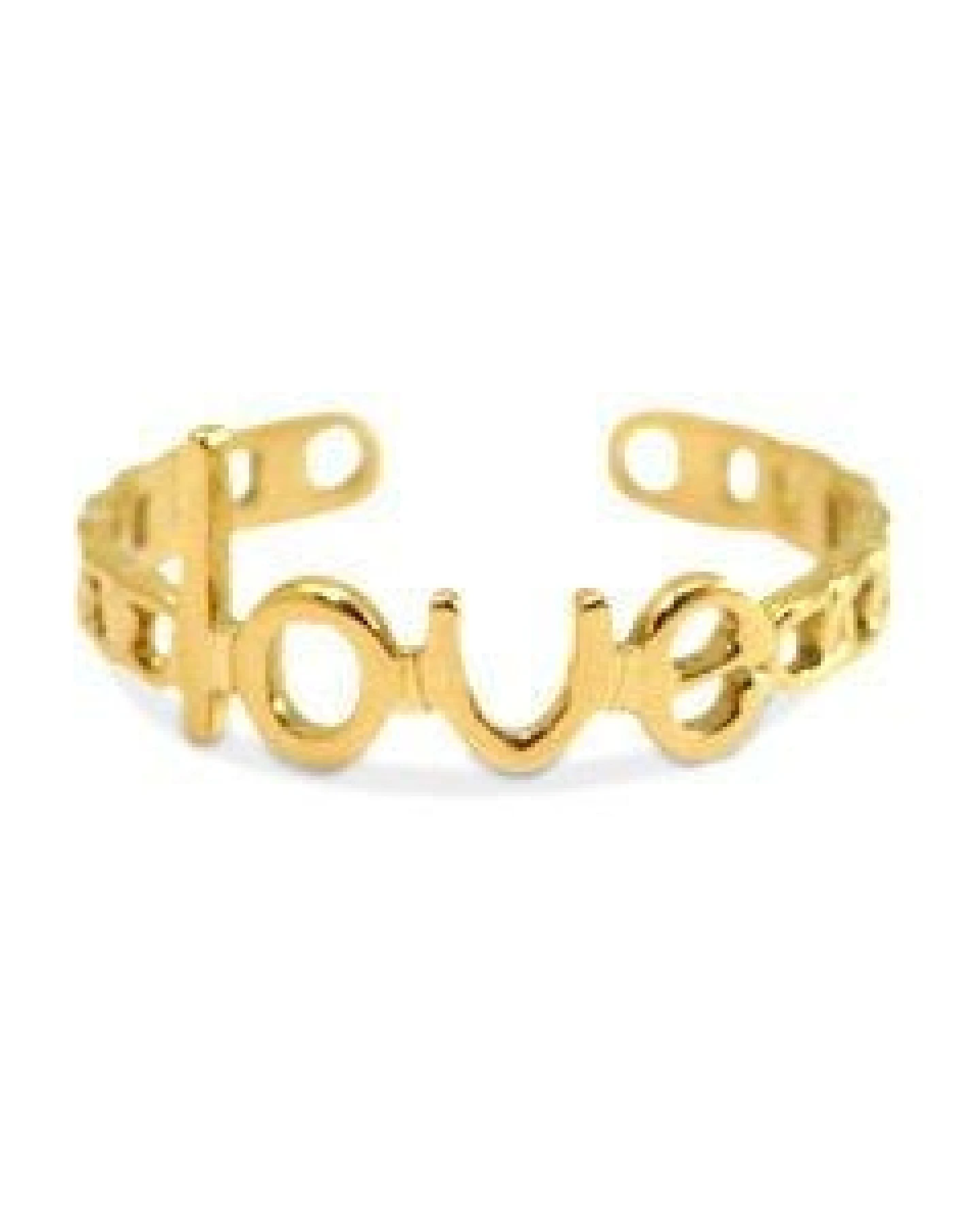 Größenverstellbarer Love Ring Ø17mm von Elektropulli – Ansicht 4