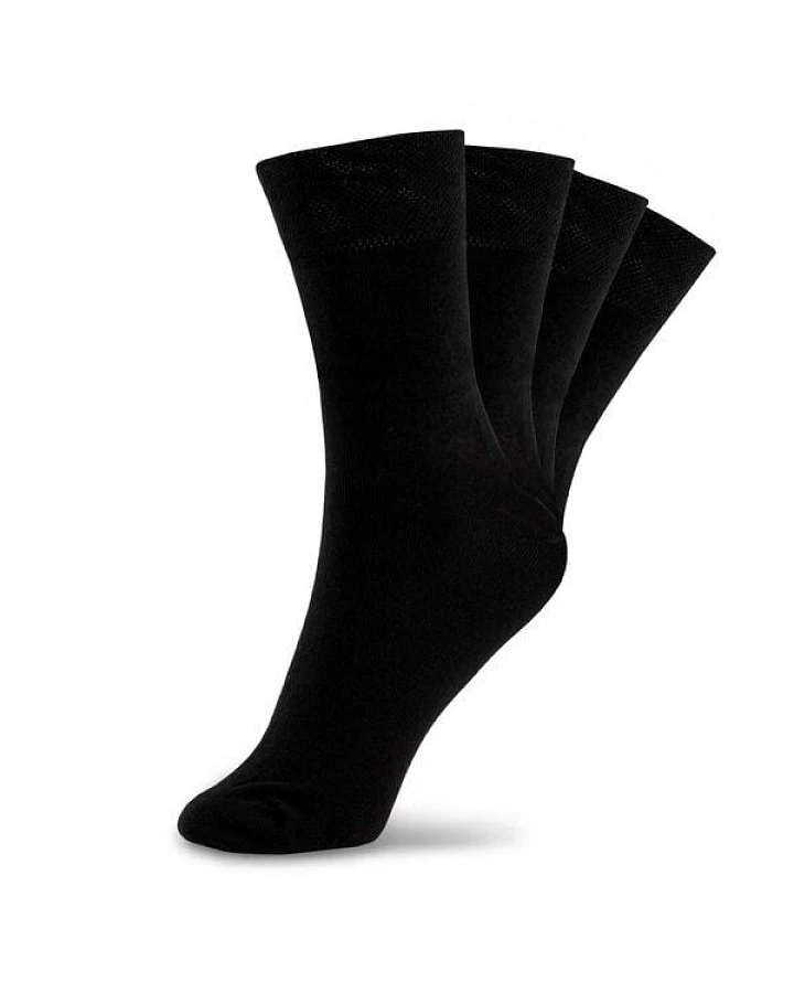 flat design by Mareike Kriesten 4 Paar Bio-Baumwollsocken schwarz - unisex