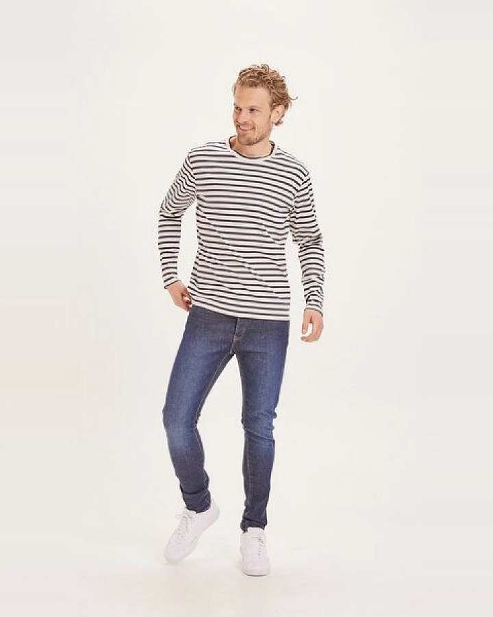 KnowledgeCotton Apparel Jeans Slim Fit - ASH - aus Bio-Baumwolle