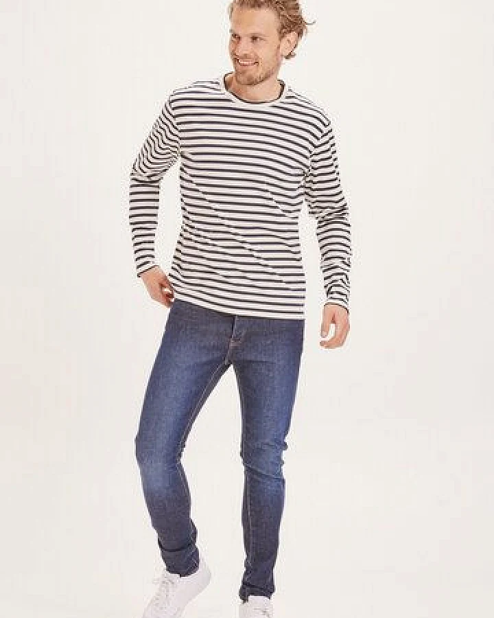 KnowledgeCotton Apparel Jeans Slim Fit - ASH - aus Bio-Baumwolle