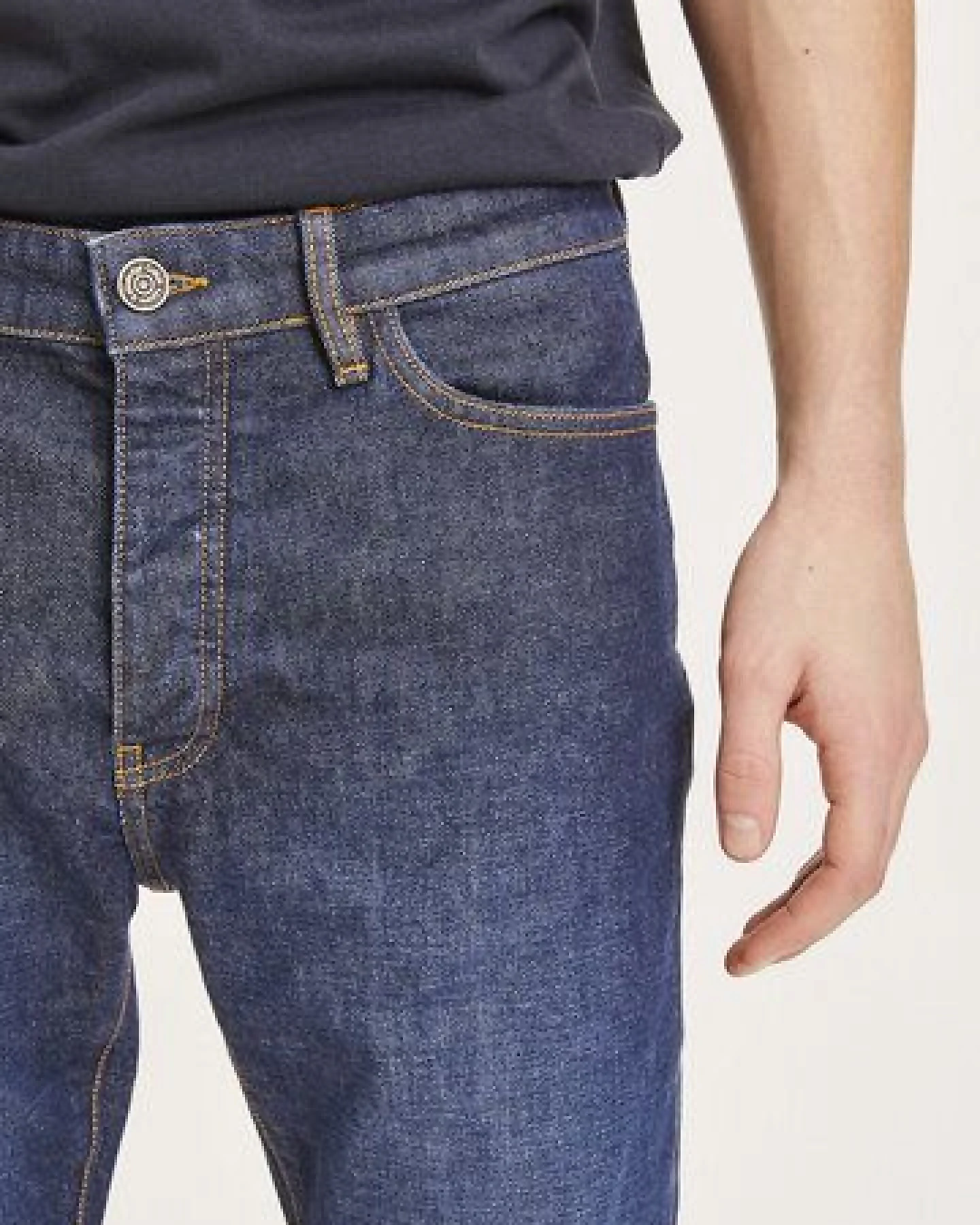 KnowledgeCotton Apparel Jeans Slim Fit - ASH - aus Bio-Baumwolle – Ansicht 4