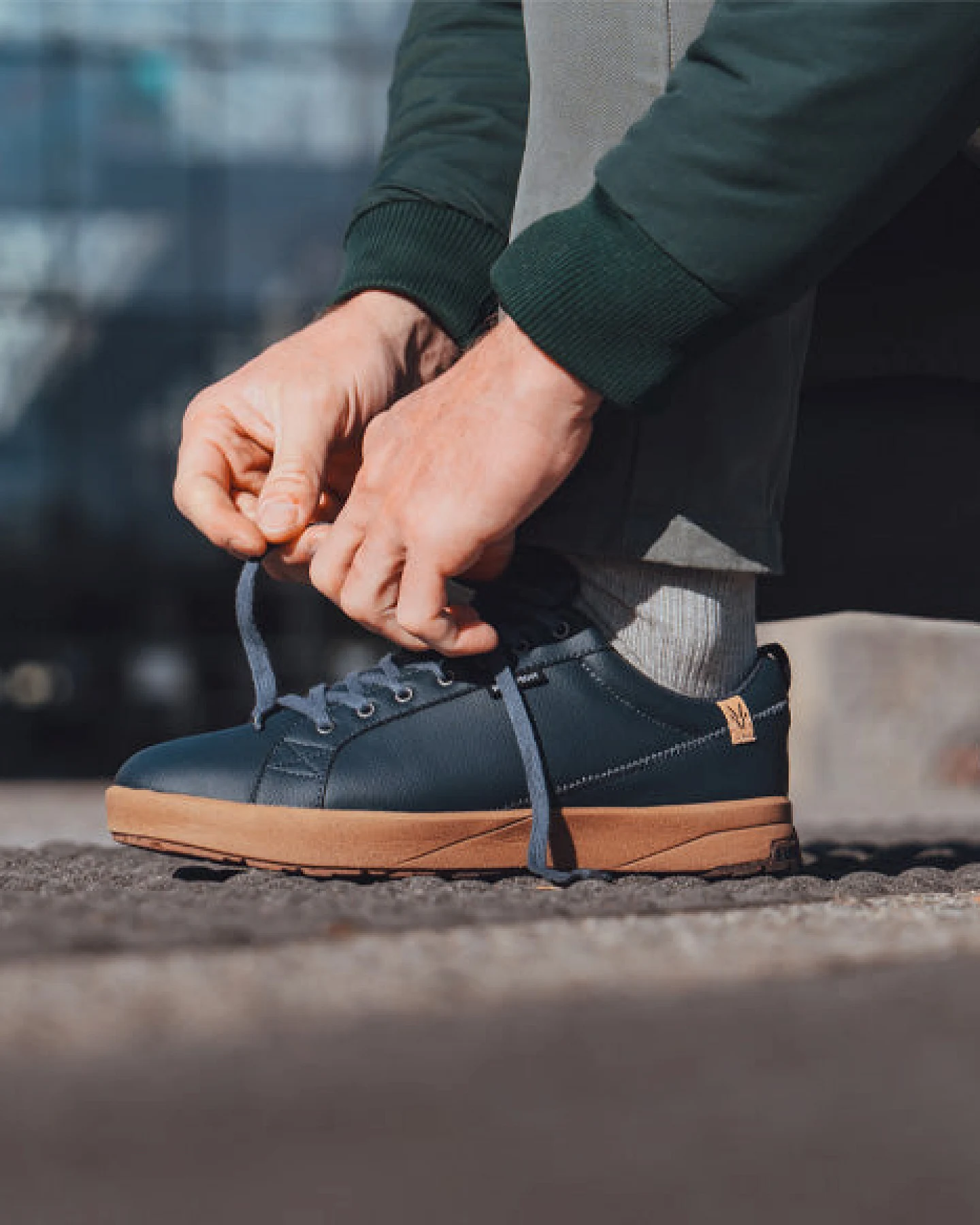 SAOLA Herren vegan Sneaker Herren Cannon Waterproof 2.0 Navy – Ansicht 2