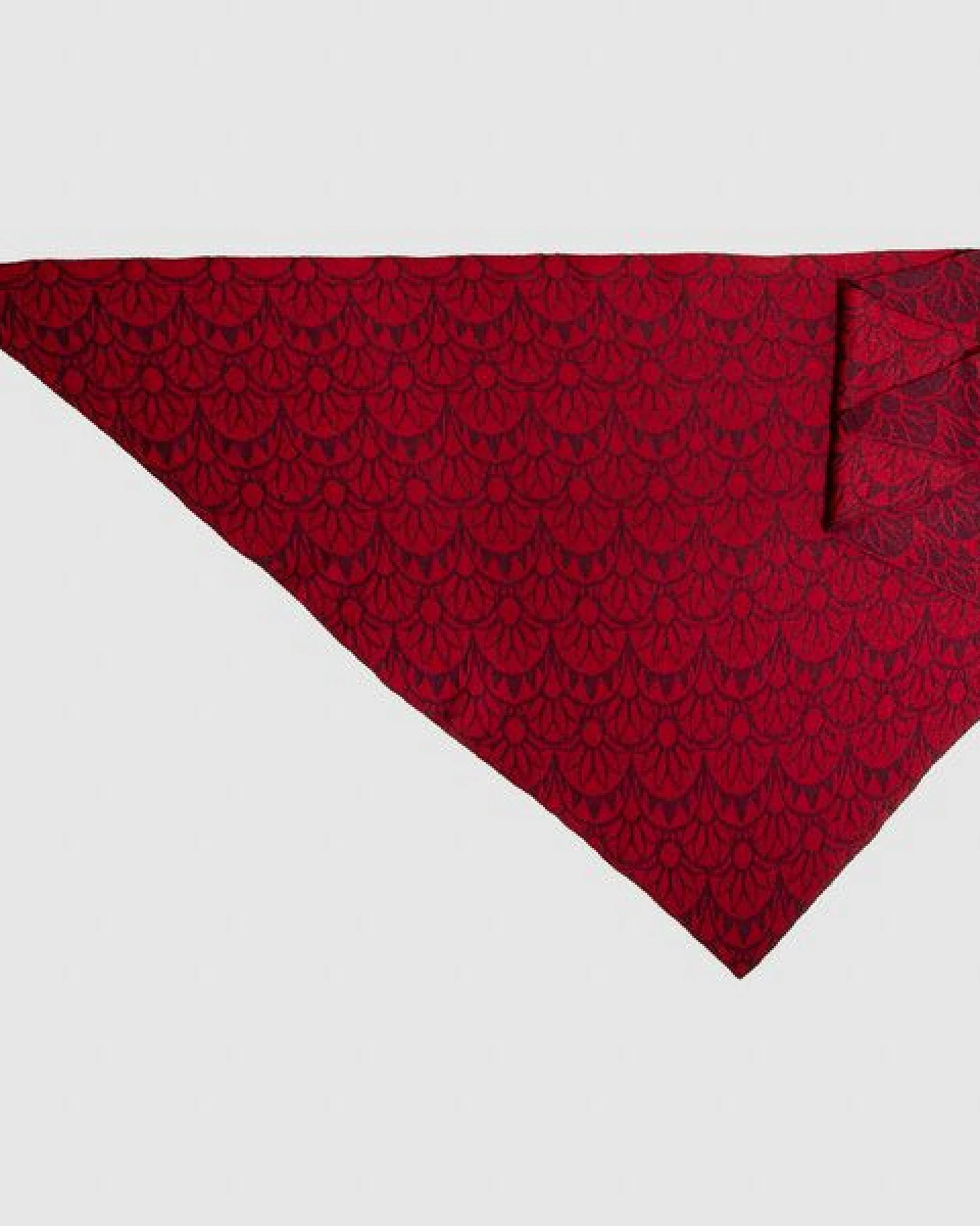 LANARTO slow fashion Stola dreieckiges Schultertuch Sonne zweifarbig gestrickt aus mulesingfreier Merinowolle – Ansicht 4