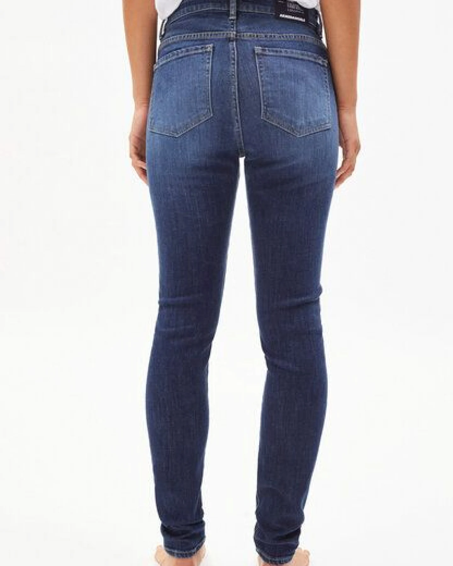 ARMEDANGELS TILLAA - Damen Jeans Skinny Leg Mid Waist Bio-Baumwoll Mix X-Stretch – Ansicht 2