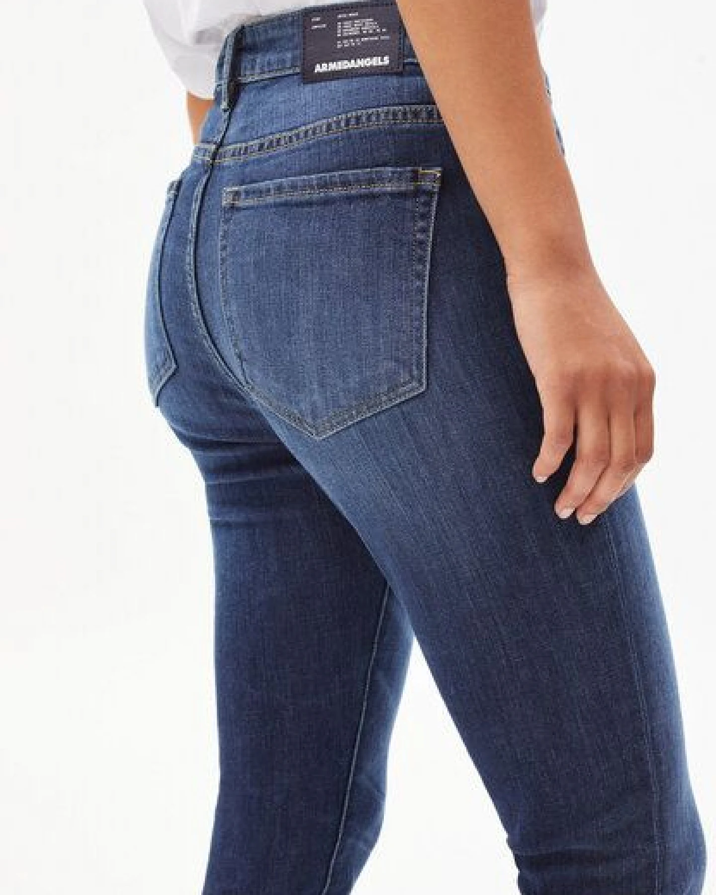 ARMEDANGELS TILLAA - Damen Jeans Skinny Leg Mid Waist Bio-Baumwoll Mix X-Stretch – Ansicht 3