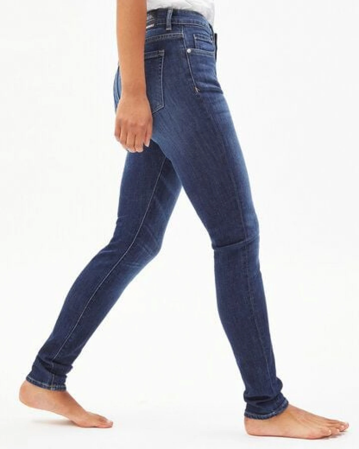 ARMEDANGELS TILLAA - Damen Jeans Skinny Leg Mid Waist Bio-Baumwoll Mix X-Stretch – Ansicht 4