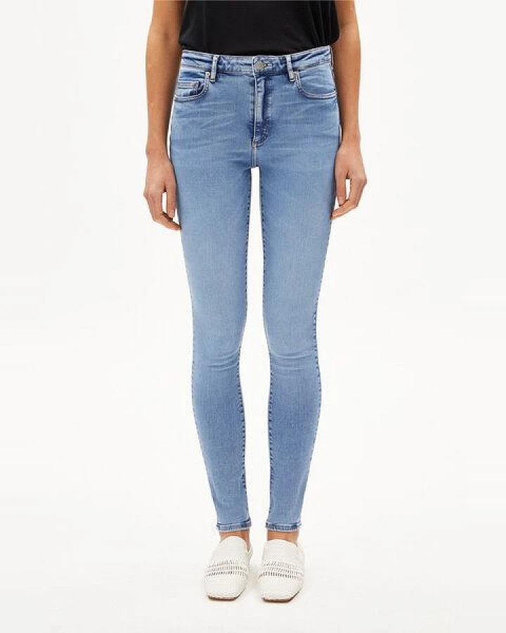 ARMEDANGELS TILLAA Damen Skinny Jeans Mid Waist Bio-Baumwoll Mix X-Stretch