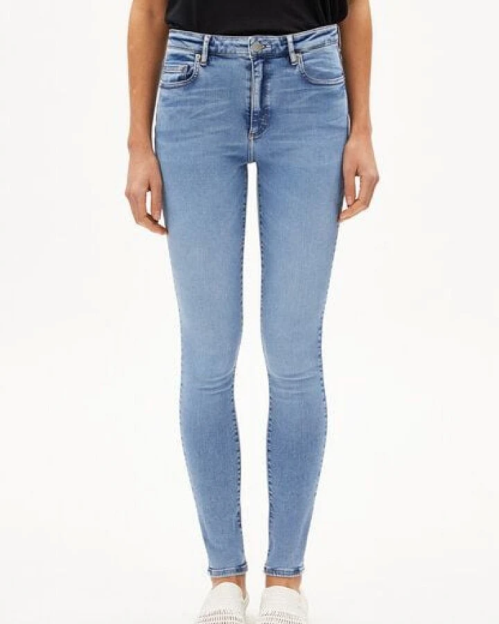 ARMEDANGELS TILLAA Damen Skinny Jeans Mid Waist Bio-Baumwoll Mix X-Stretch